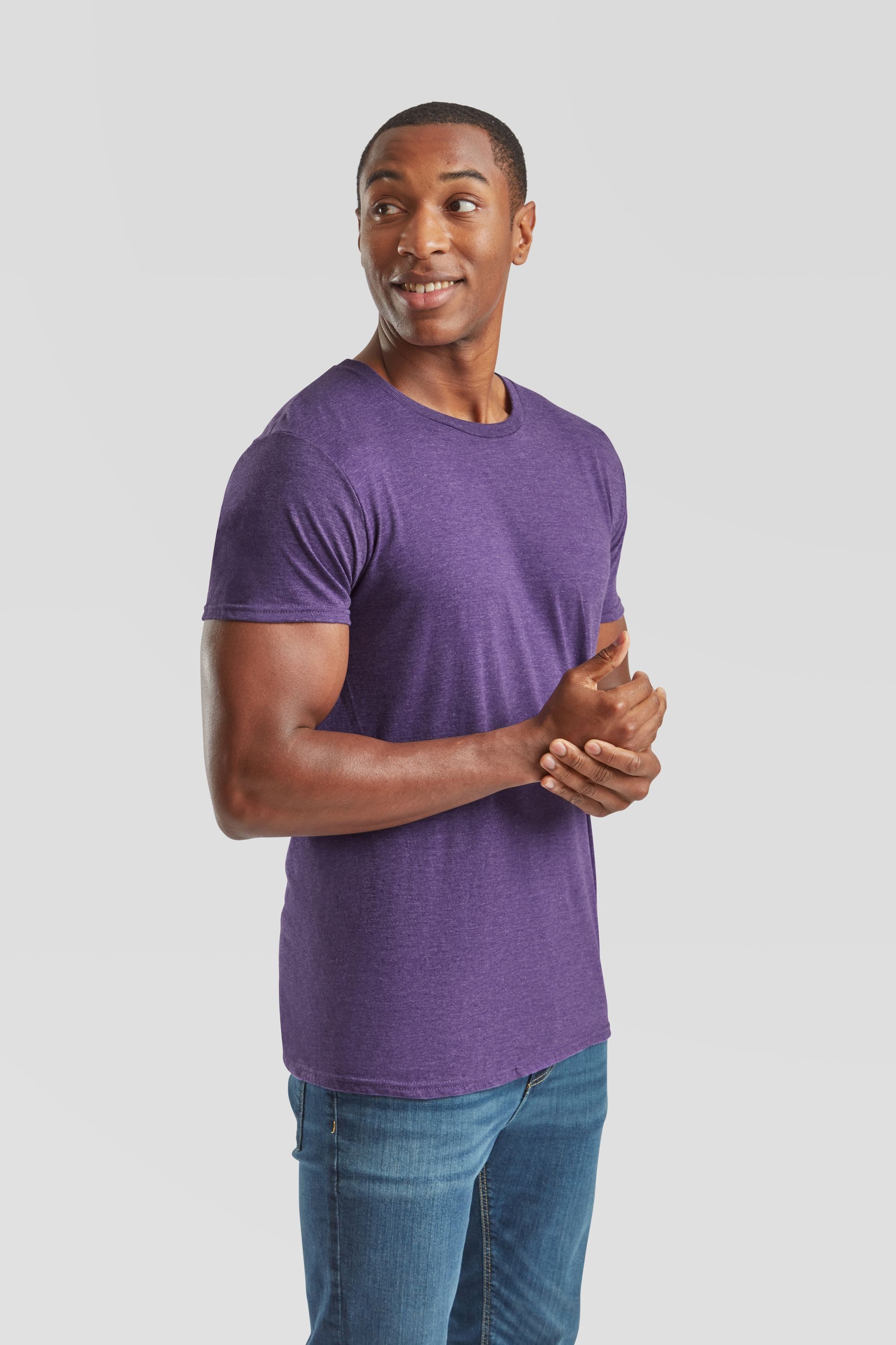 Fruit of the Loom Rundhalsshirt Iconic 150 T-Shirt – Bild 4 von 5