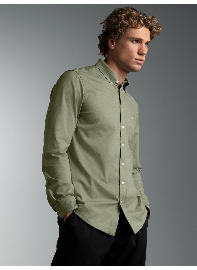 Trigema Poloshirt TRIGEMA Business-Hemd aus DELUXE-Single-Jersey (1-tlg) günstig online kaufen