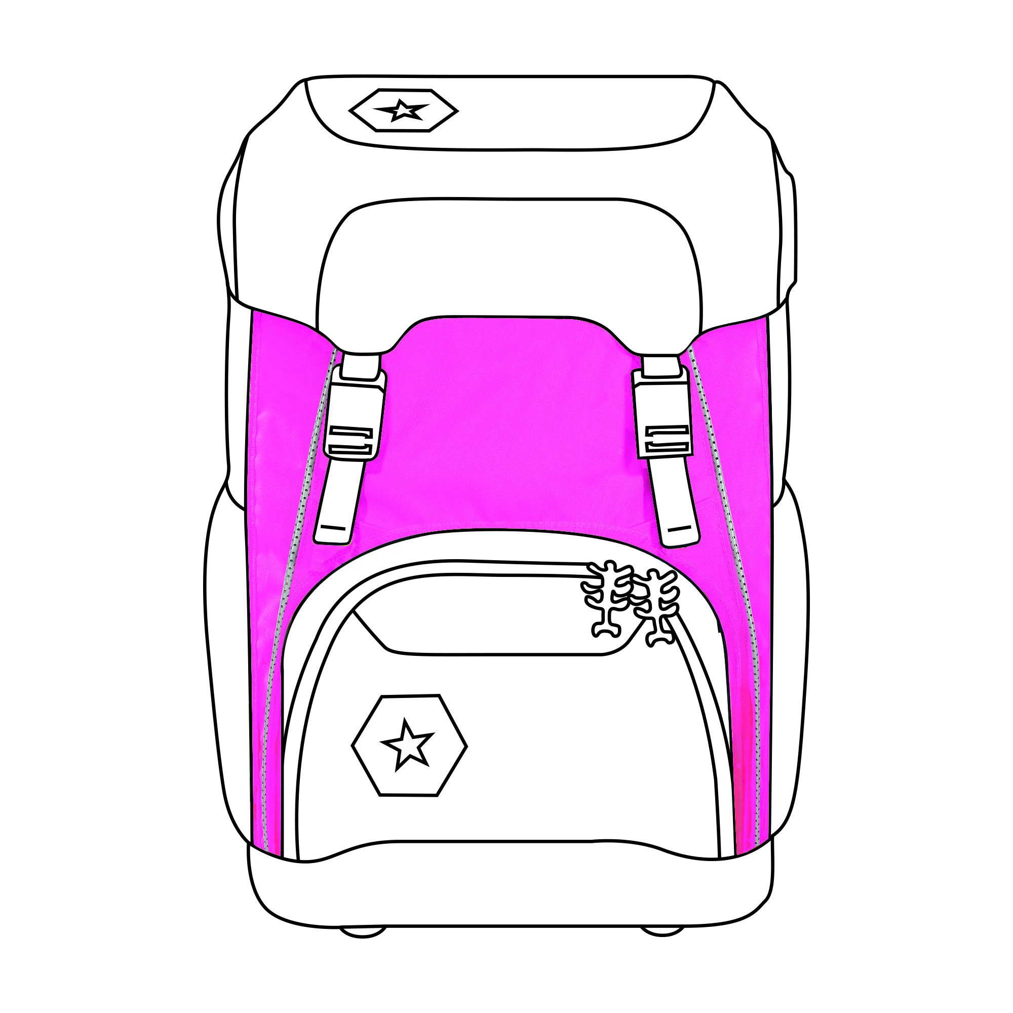 Step by Step Schulranzen LED für GIANT (1-tlg)