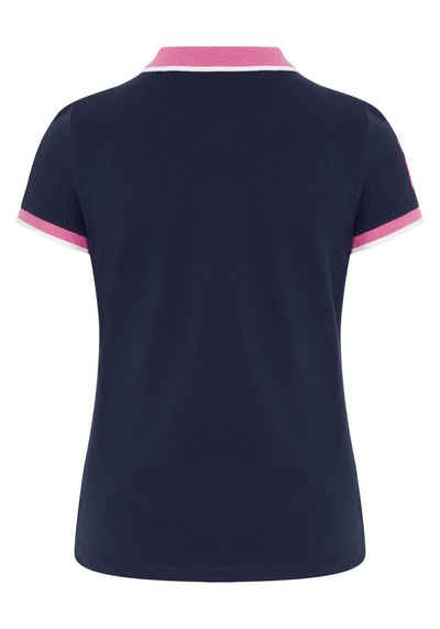 Polo Sylt Poloshirt »mit Neon Kragen«