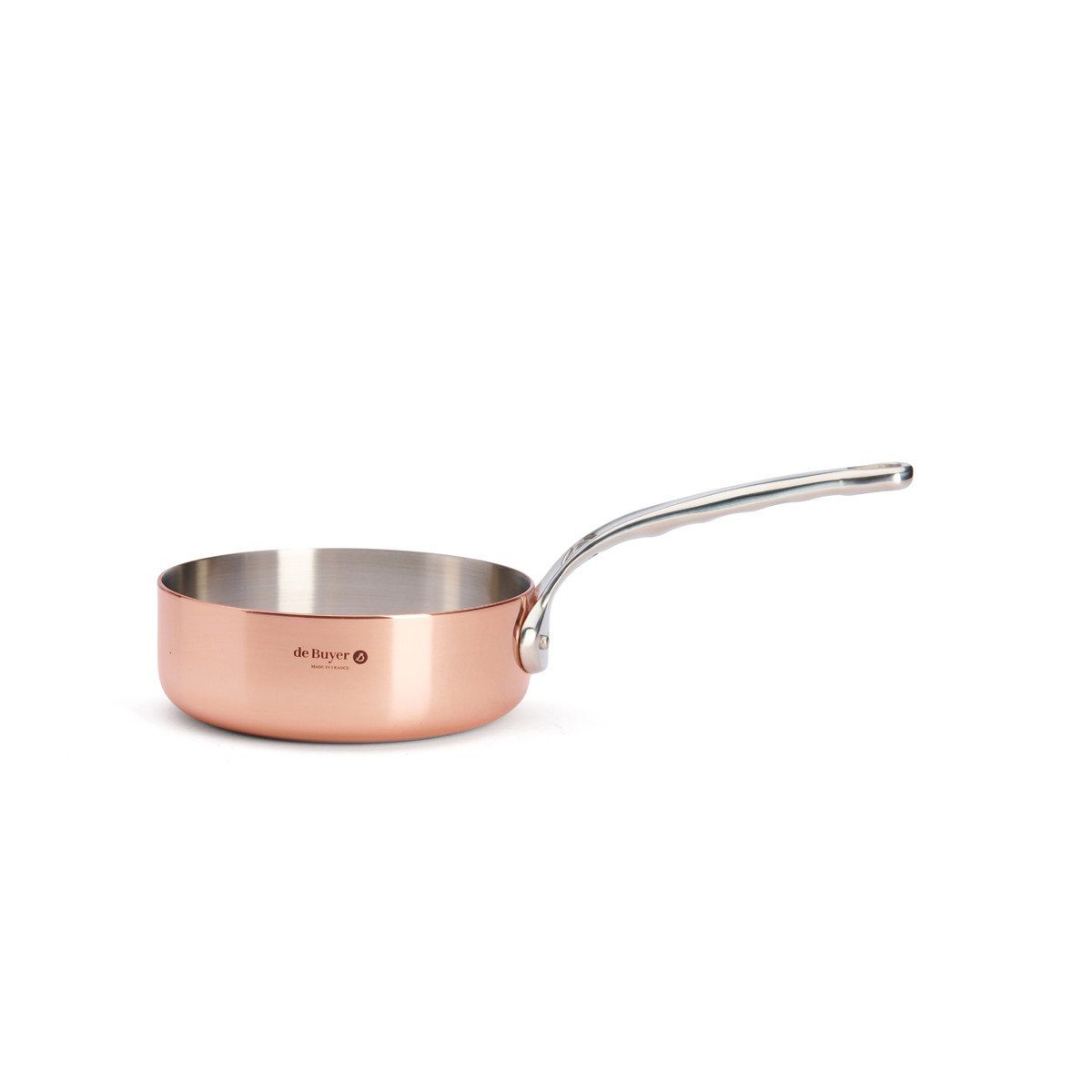 de Buyer Sauteuse Prima Matera, Kupfer- gerade 16 cm / 1,0 L induktionsgeeignet -