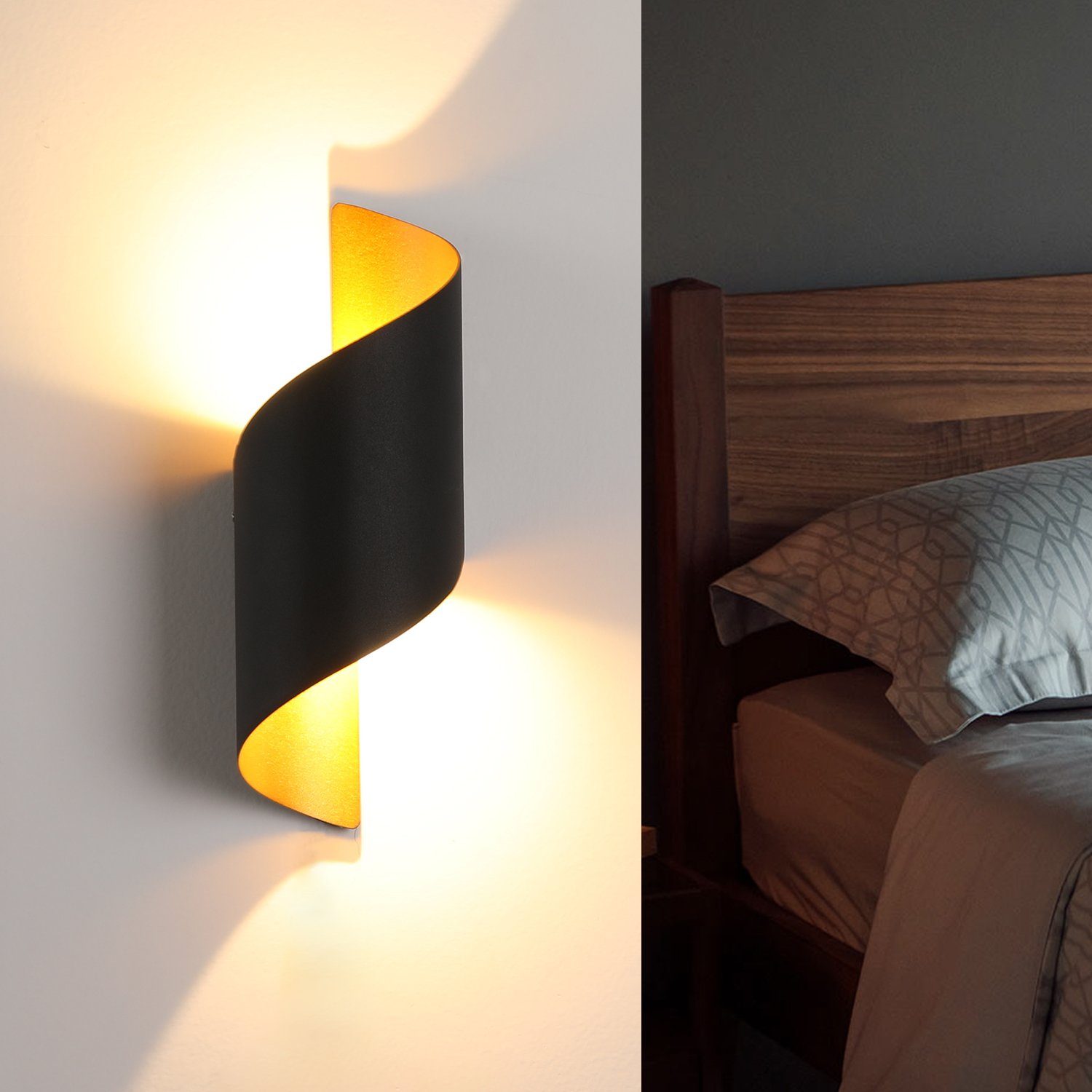 oyajia LED Wandleuchte Modern 10W LED günstig online kaufen