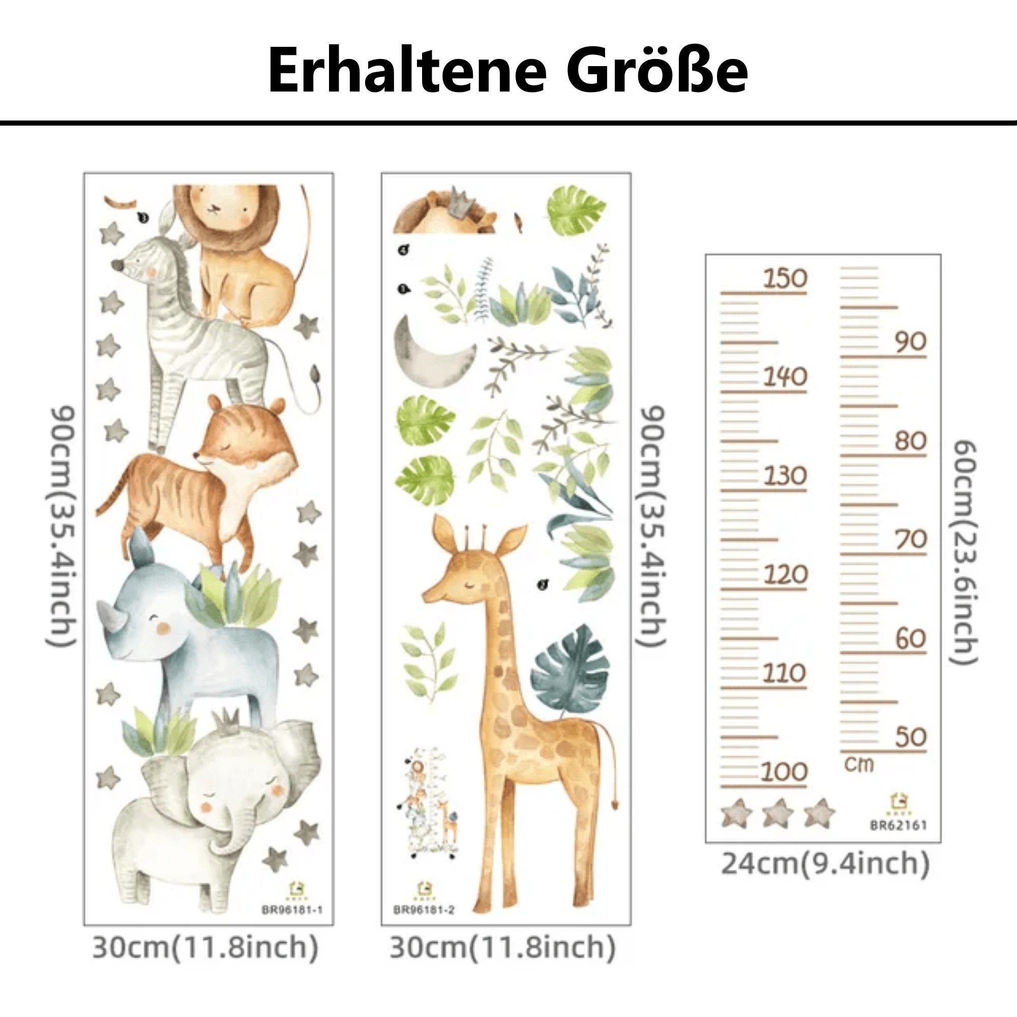 Montegoni Wandtattoo Kinderzimmer Wandsticker Dekoration, (Wandtattoos mit günstig online kaufen