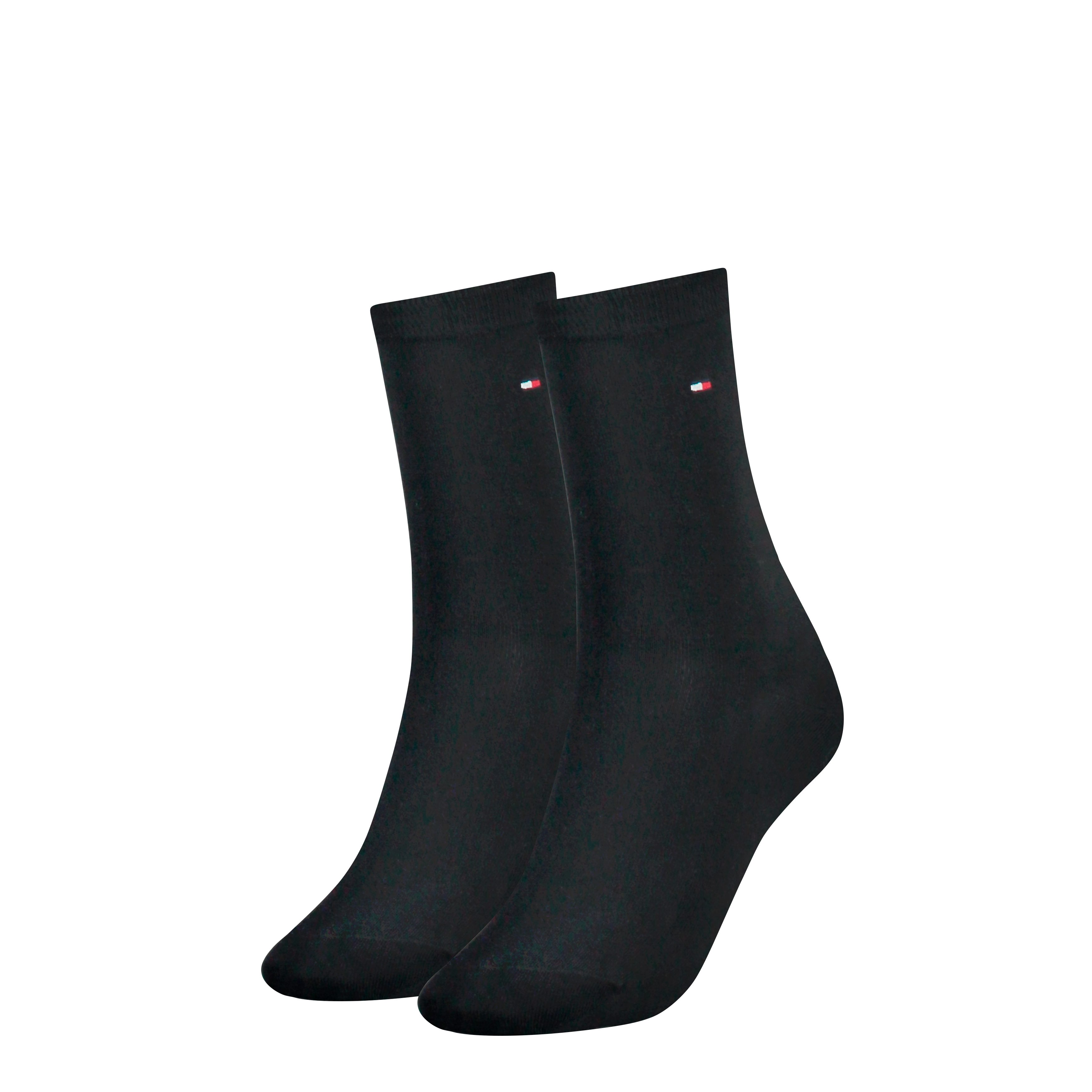 Tommy Hilfiger Socken TH WOMEN SOCK CASUAL 2P (2-Paar, 2 Paar) mit flacher günstig online kaufen