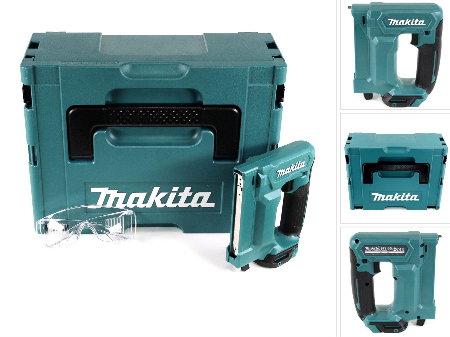 Makita Nagler ST 113 DZJ Akku Tacker, 10,8V Li-Ion, Solo im Makpac - ohne Akku, ohn