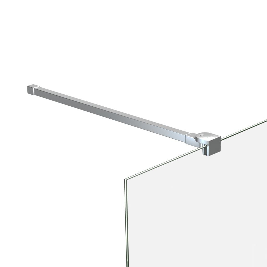 vidaXL Duschwand Duschwand-Stabilisierungsstange Edelstahl 70-120 cm