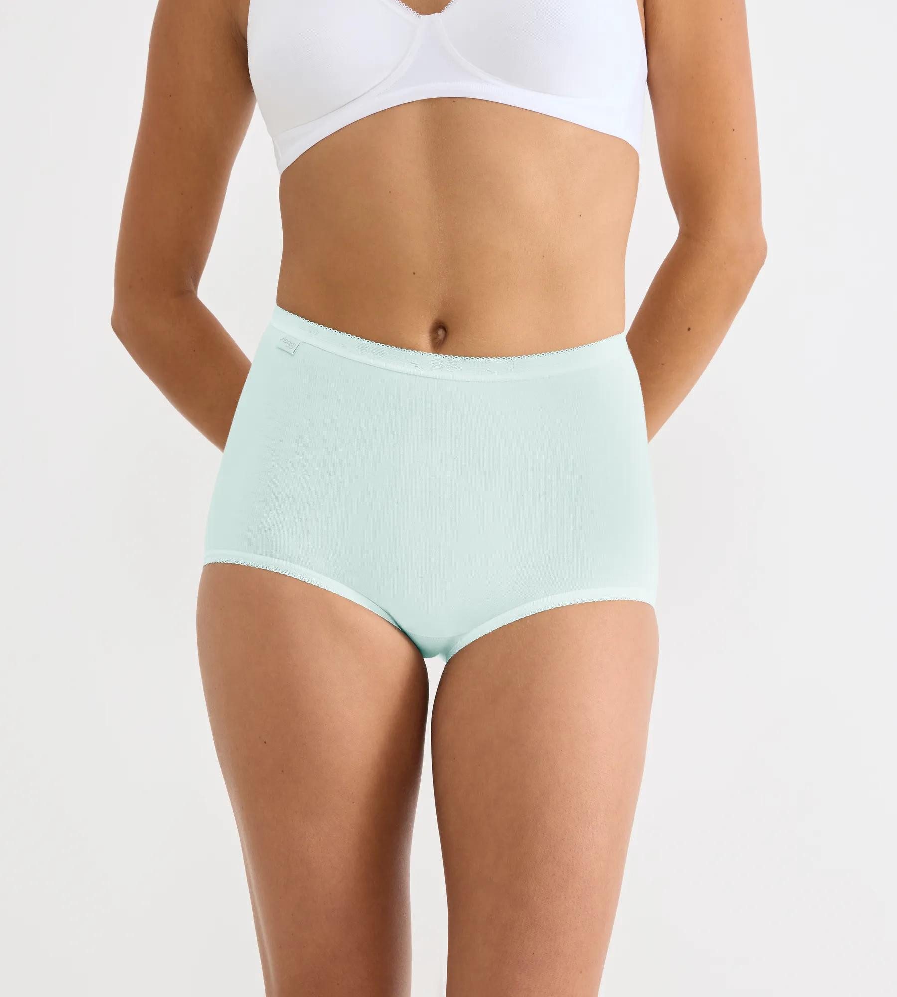 sloggi Maxislip Basic+ Maxi (3er Pack) perfekter Sitz, Cotton-Mix, hohe Taille