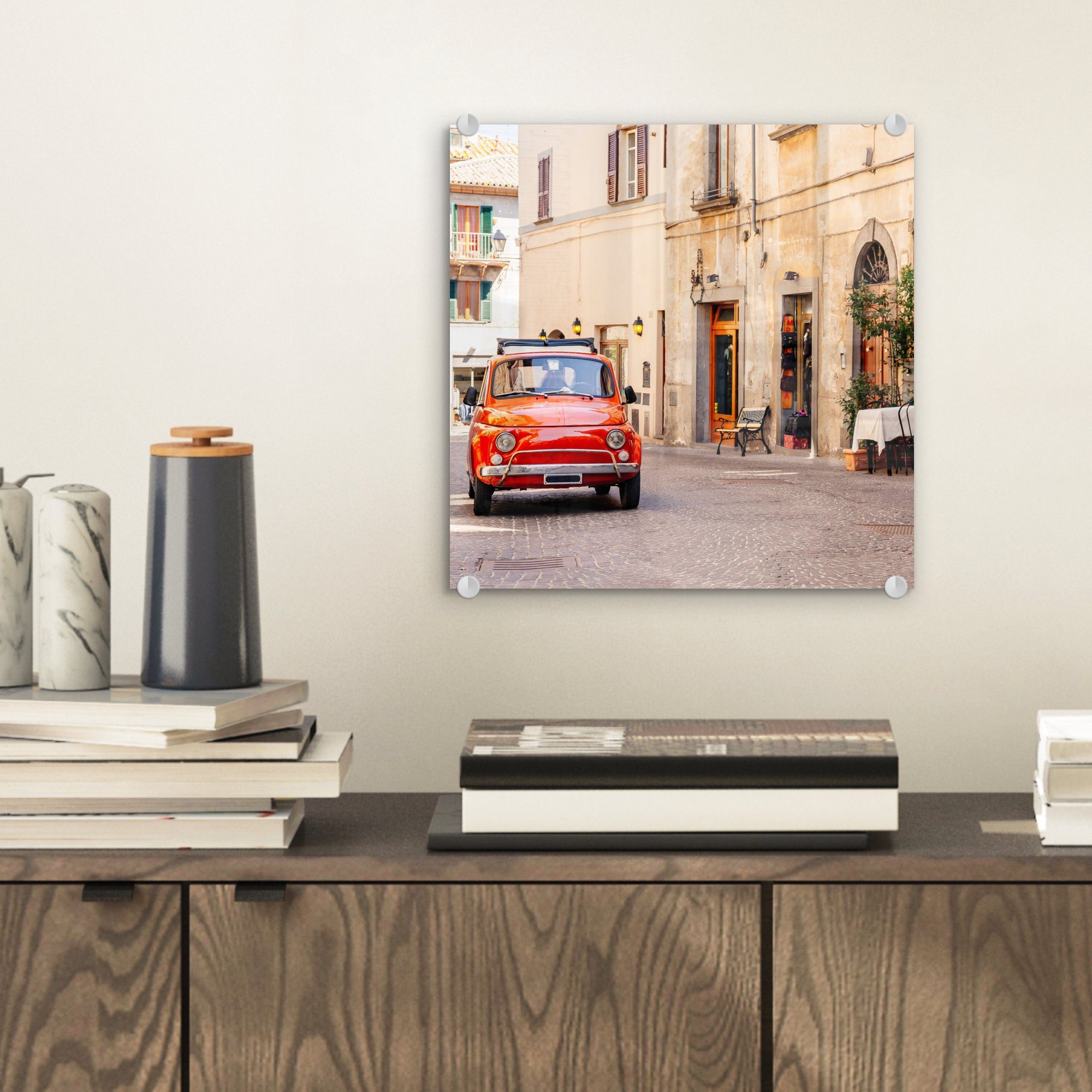 MuchoWow Acrylglasbild Italien - Straße - günstig online kaufen