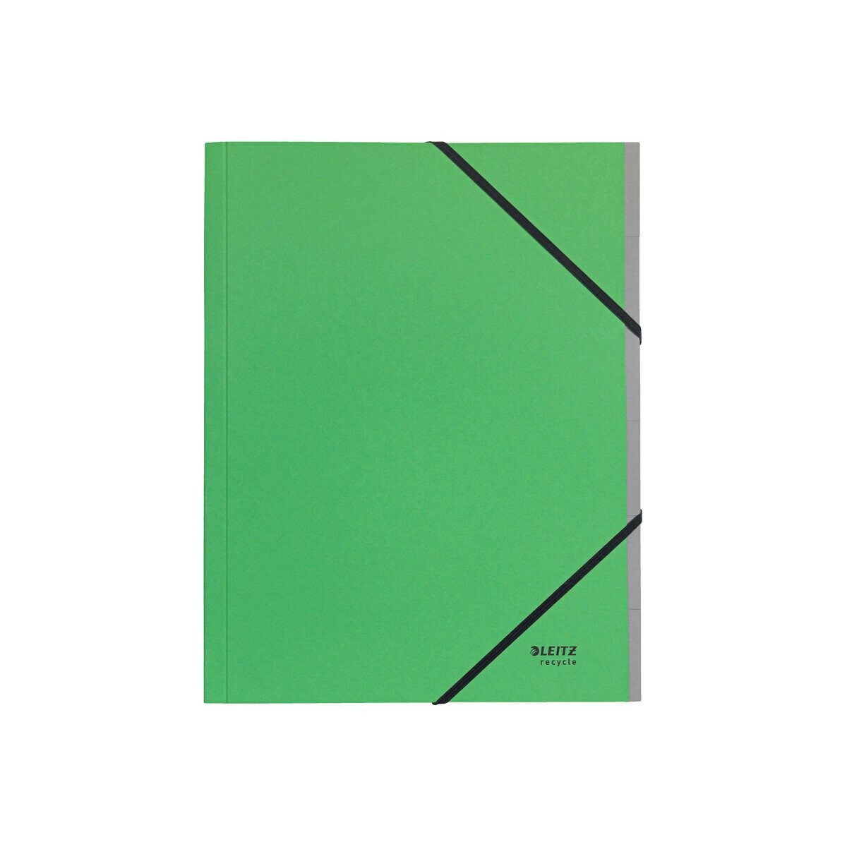 LEITZ Fächermappe Leitz Ordnungsmappe Recycle 6 Fächer grün