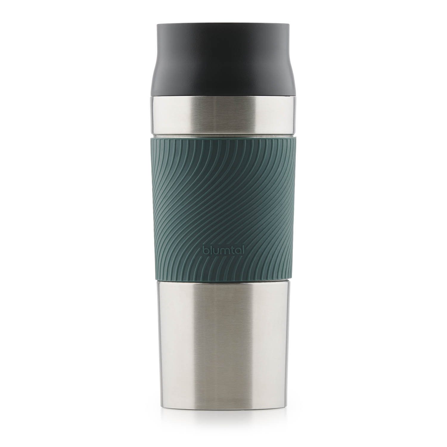 Blumtal Isolierflasche Thermobecher Classic aus Edelstahl - auslaufsicher Becher to go, hält 4h heiß/ 8h kalt, 360° Trinköffnung, Easy Quick-Press-Verschluss