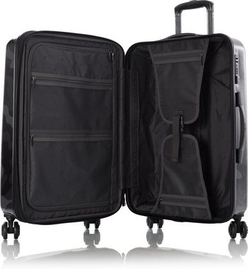 Heys Hartschalen-Trolley Black Camo, 66 cm, 4 Rollen, Hartschalen-Koffer Koffer mittel groß TSA Schloss Volumenerweiterung