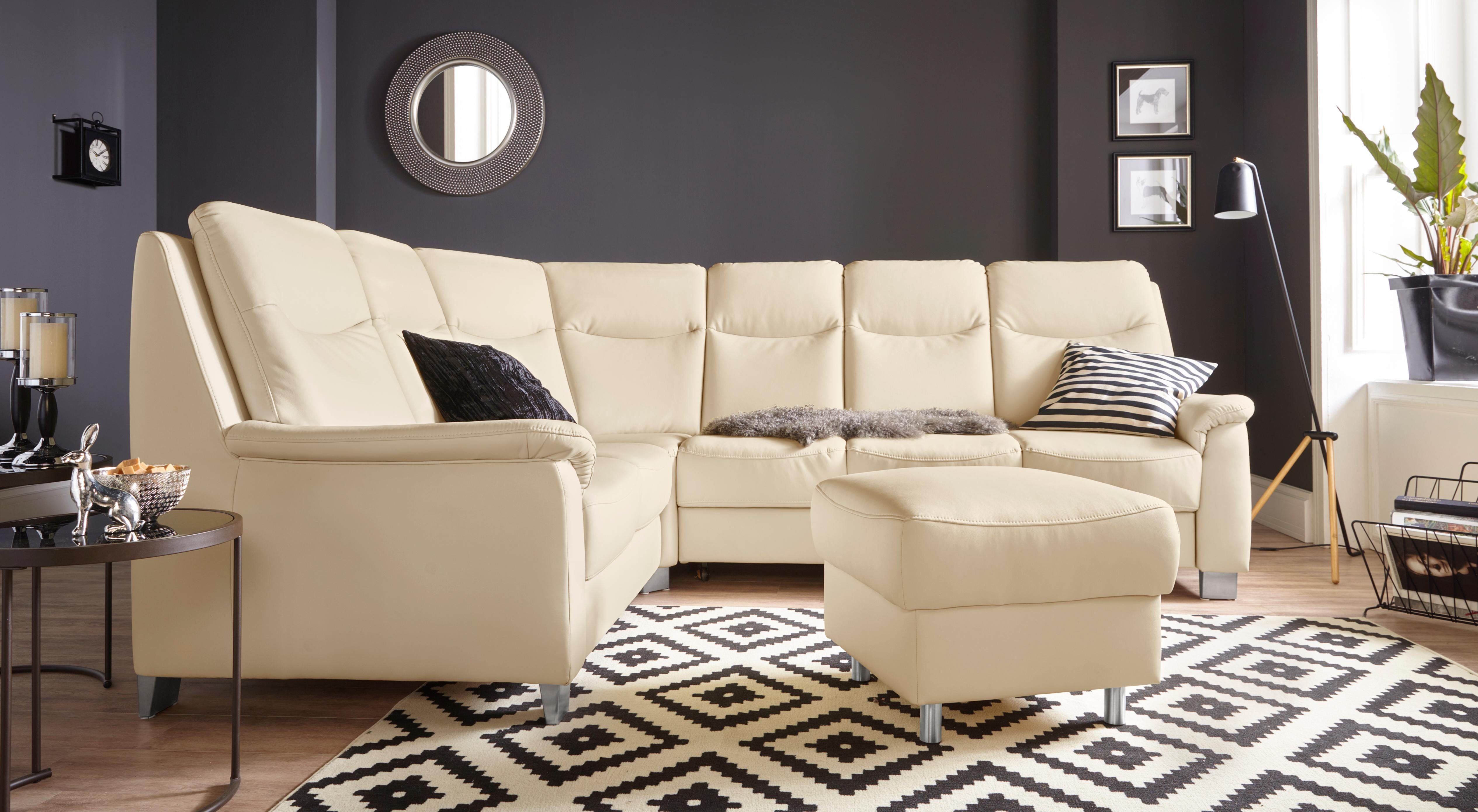 sit&more Ecksofa Boccaccio L-Form, mit Federkern günstig online kaufen
