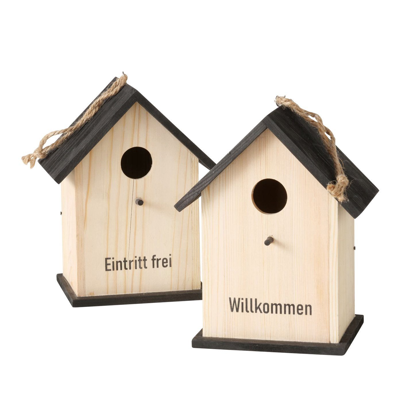 BOLTZE Vogelhaus Vogelhaus aus Holz " Eintritt frei / Willkommen " von Boltze Garten Mo