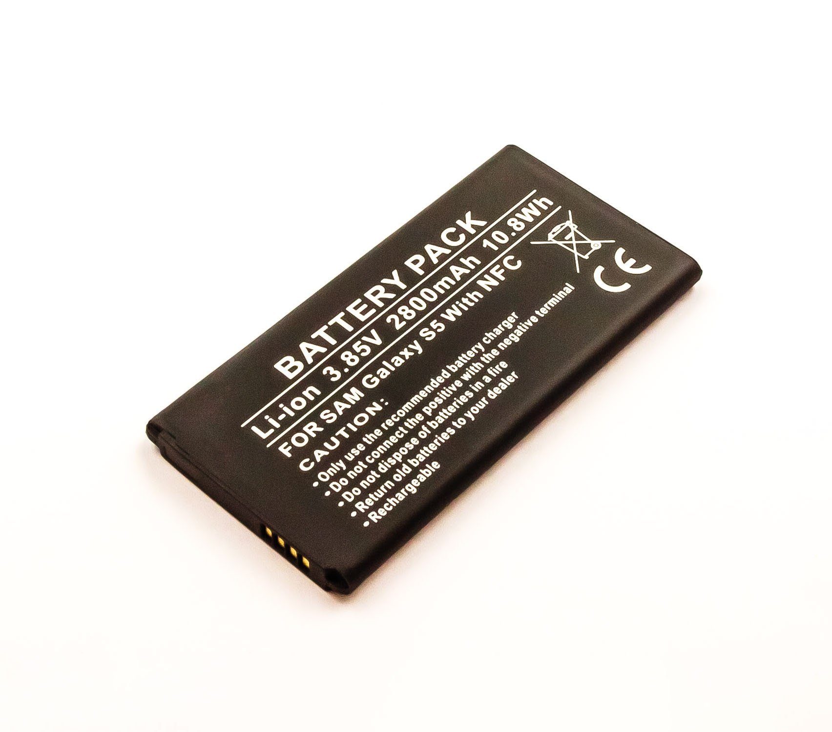 SM-G900F kompatibel mit (1 Samsung 2800 MobiloTec mAh Akku Akku Akku St)