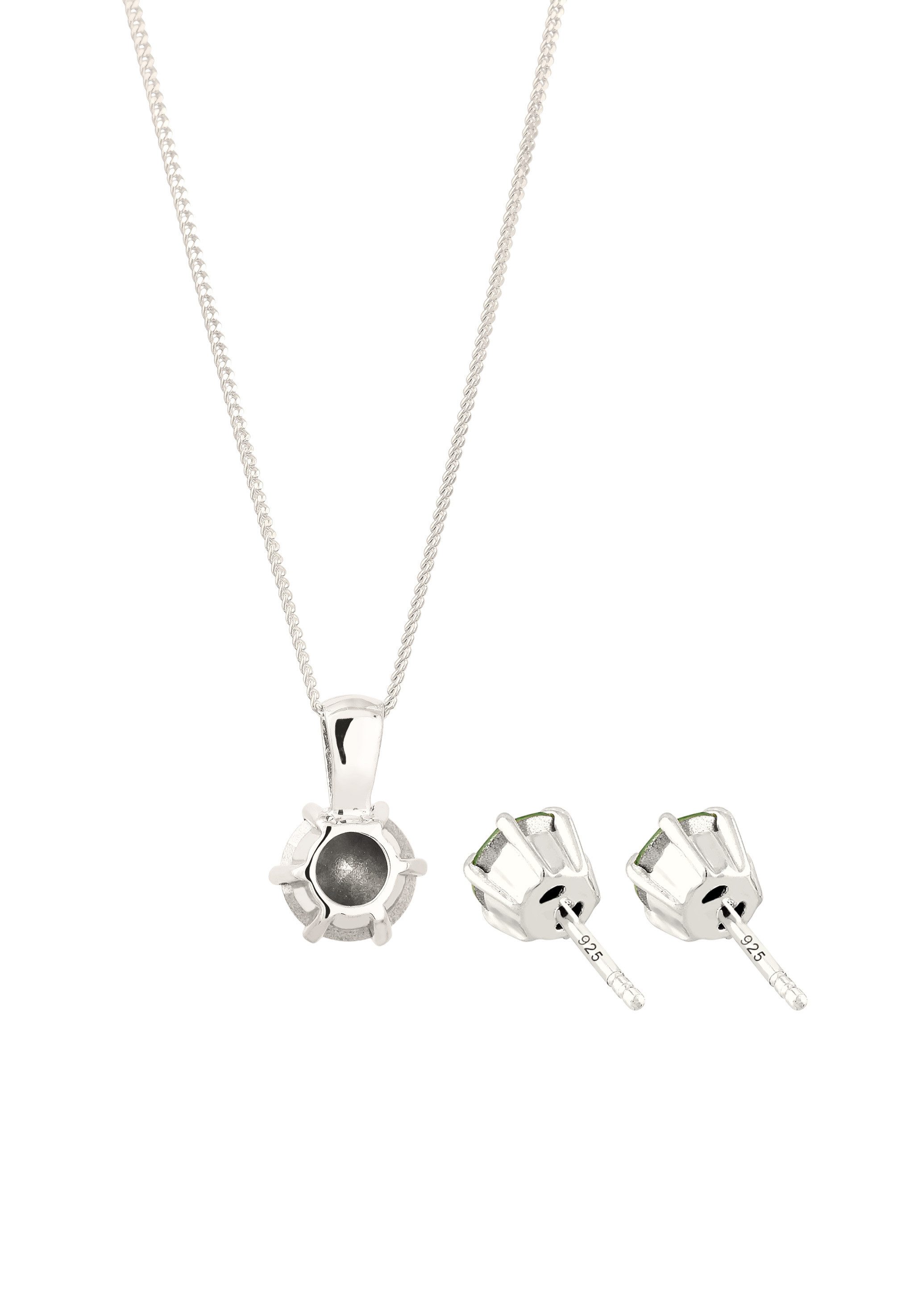 Elli Schmuckset 925 Sterling Silber, mit Kristallen von Swarovski®