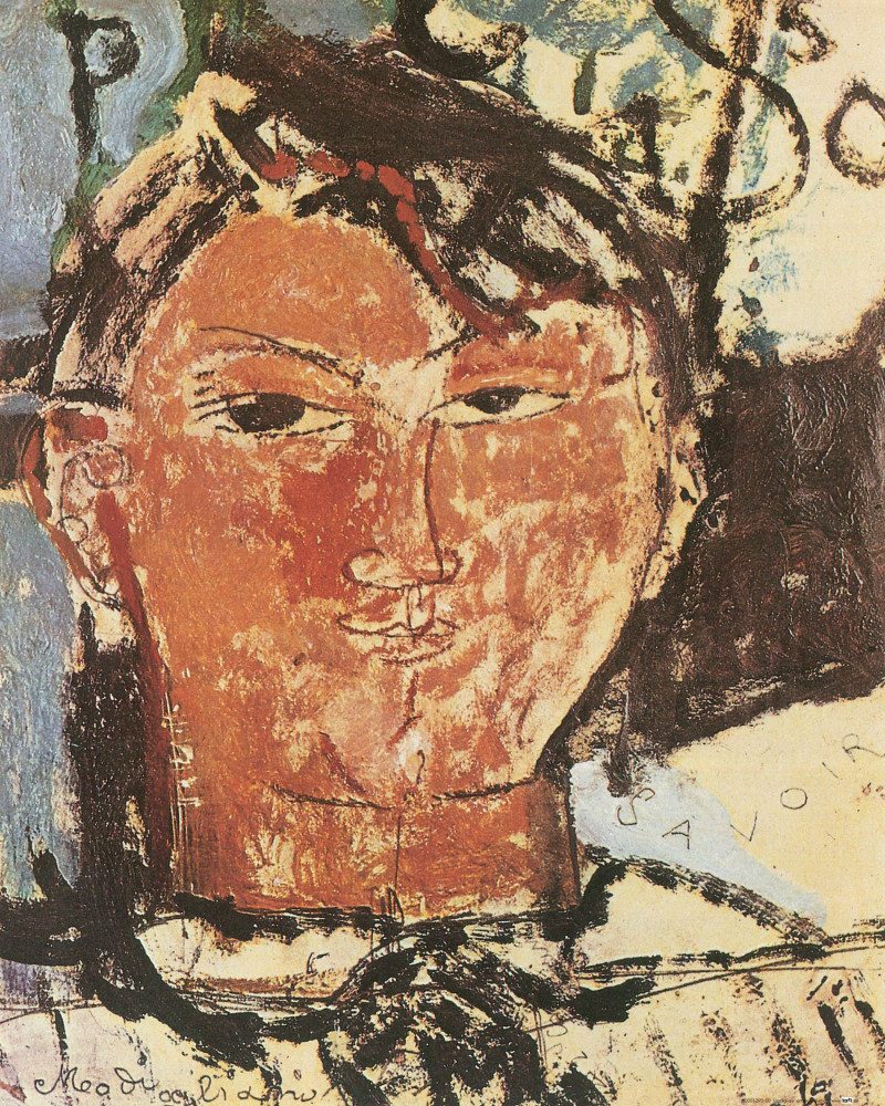 1art1 Kunstdruck Amedeo Modigliani Kunstdruck Bild - Bildnis Pablo Picasso