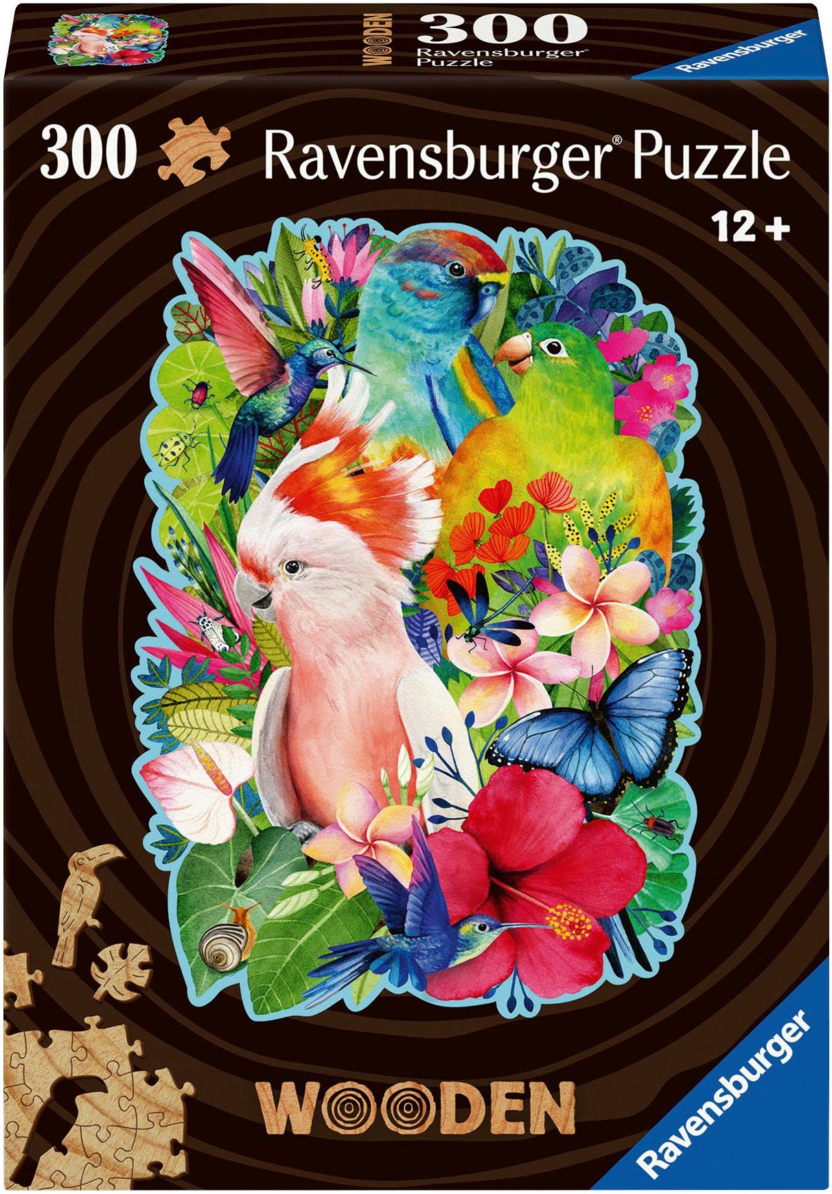 Ravensburger Puzzle Exotische Vögel, 300 Puzzleteile, Made in Europe günstig online kaufen