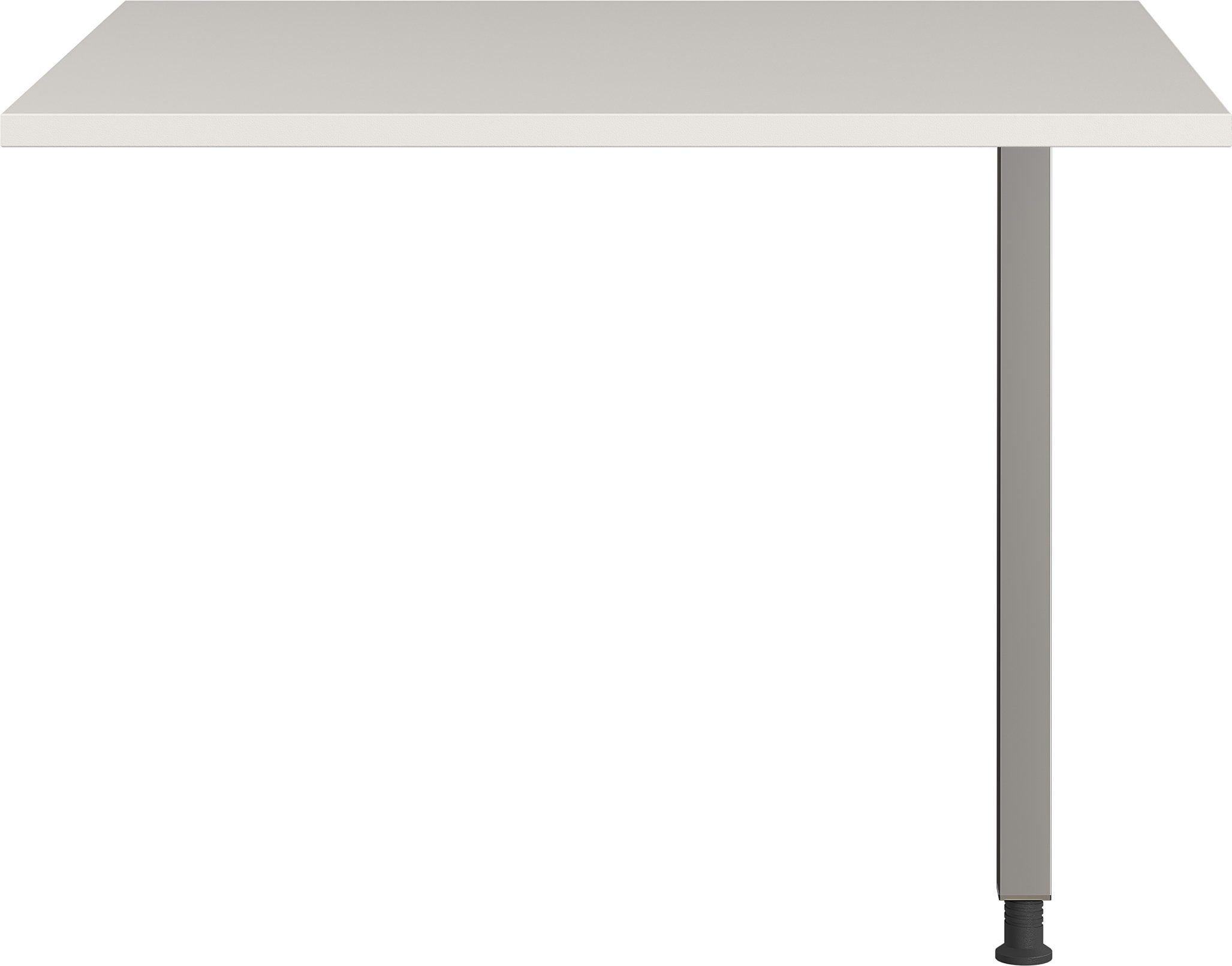 Schreibtisch möbelando (BxHxT: in cm), grau, silber 416 80x80x80