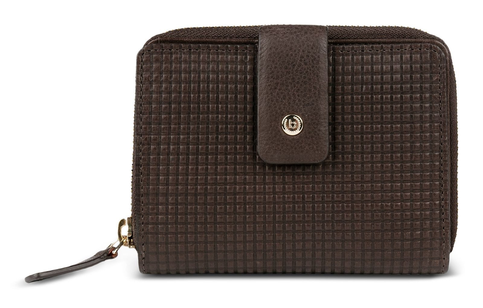bugatti Geldbörse Lady Zip Around Wallet, aus echtem Rindsleder mit RFID-Blocker Schutz