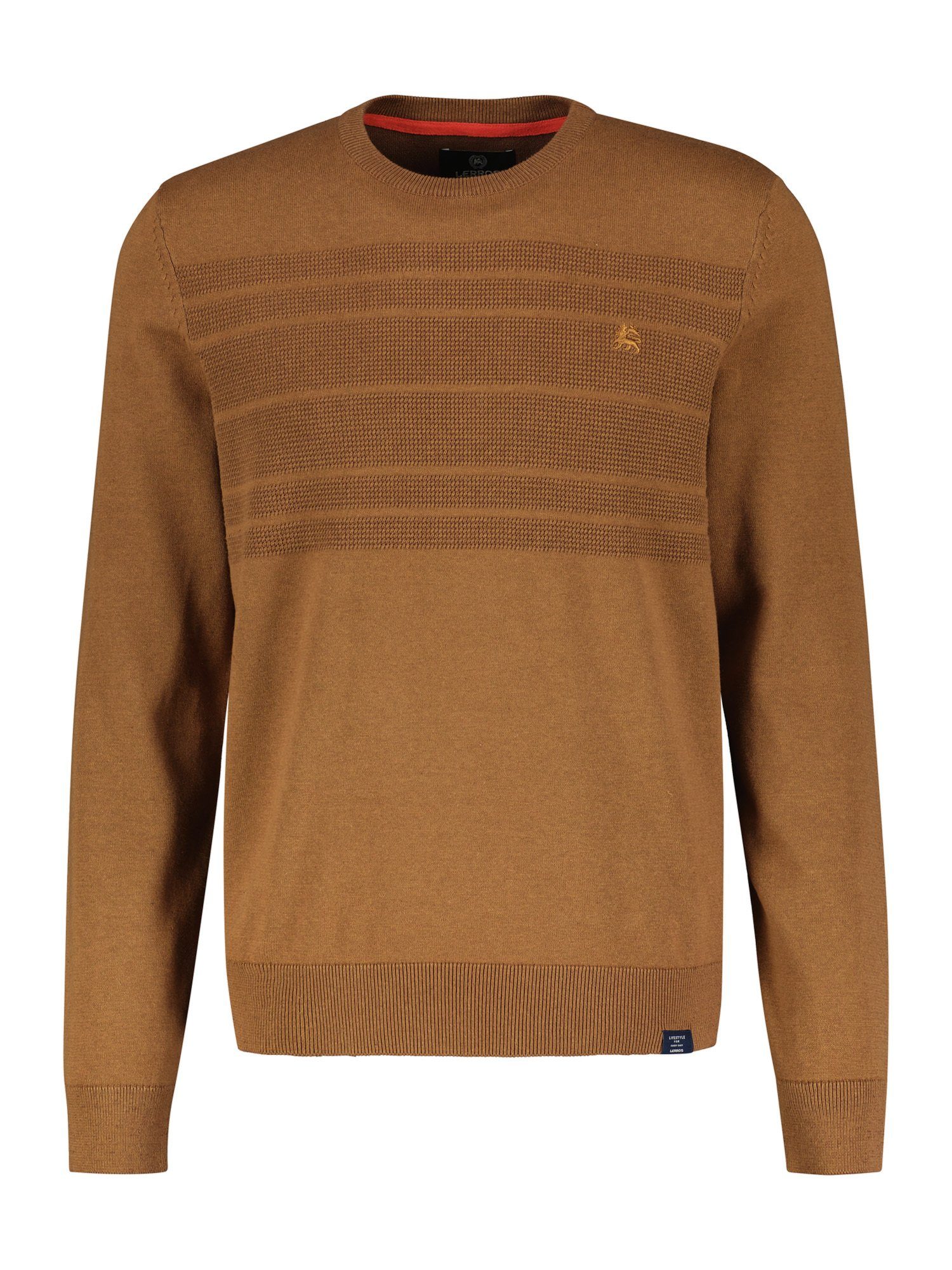 Strickpullover LERROS Strickpullover, tonal gestreift