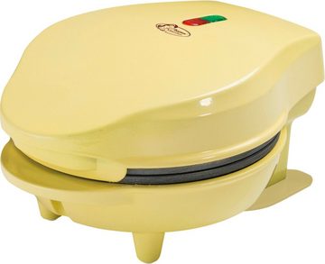 bestron Waffeleisen AMW500V Mini, 550 W, für klassische Waffeln, kleiner Waffelmaker mit Antihaftbeschichtung