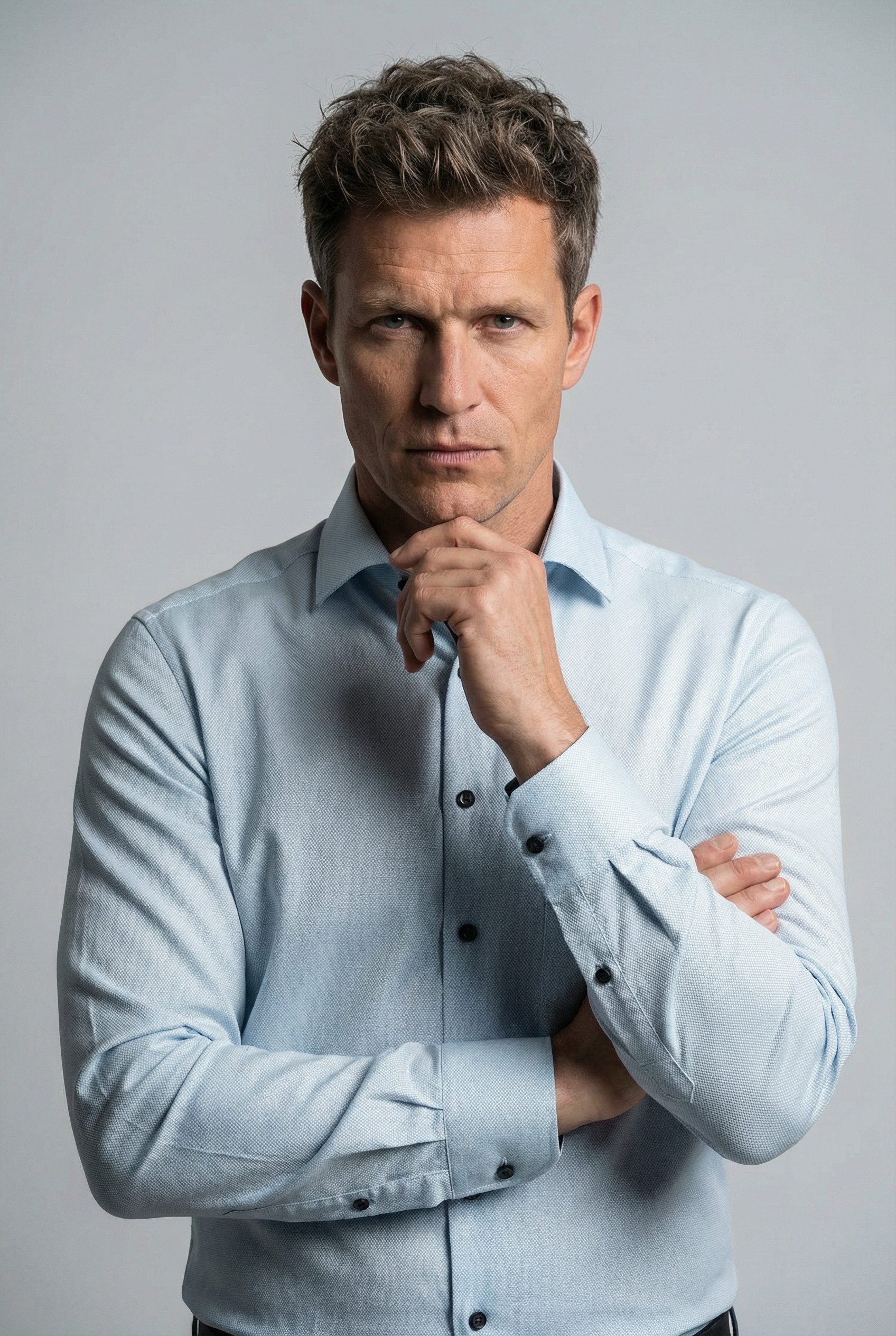 OLYMP Langarmhemd Luxor Businesshemd, modern fit, New-Kentkragen