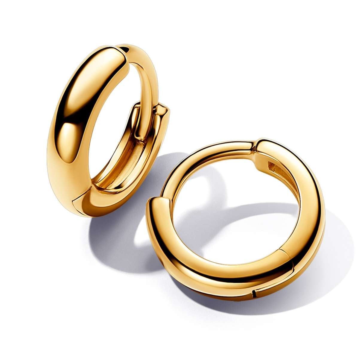 Pandora Paar Creolen 263286C00, für Damen Goldfarben