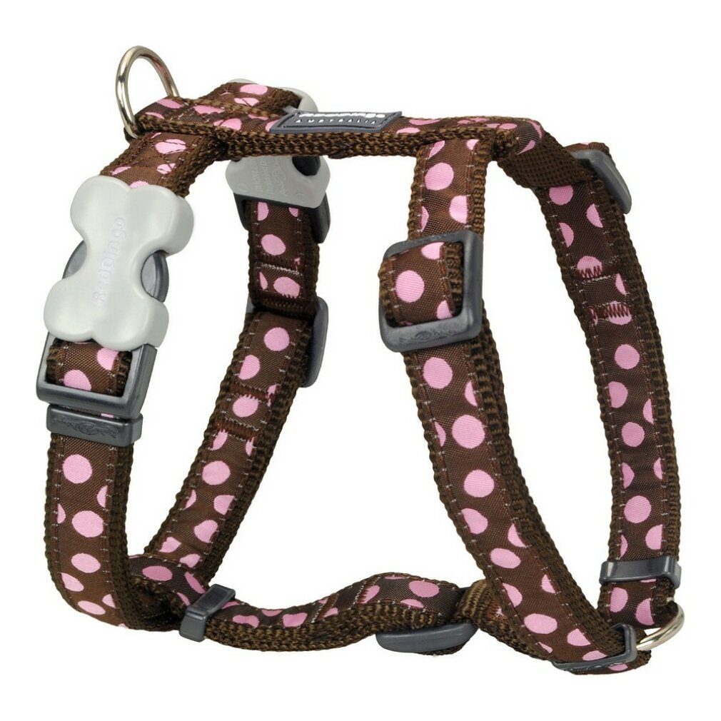Thumbnail - Red Dingo Hunde-Geschirr Hundegeschirr Style Sports Rosa Punkte 37-61 cm