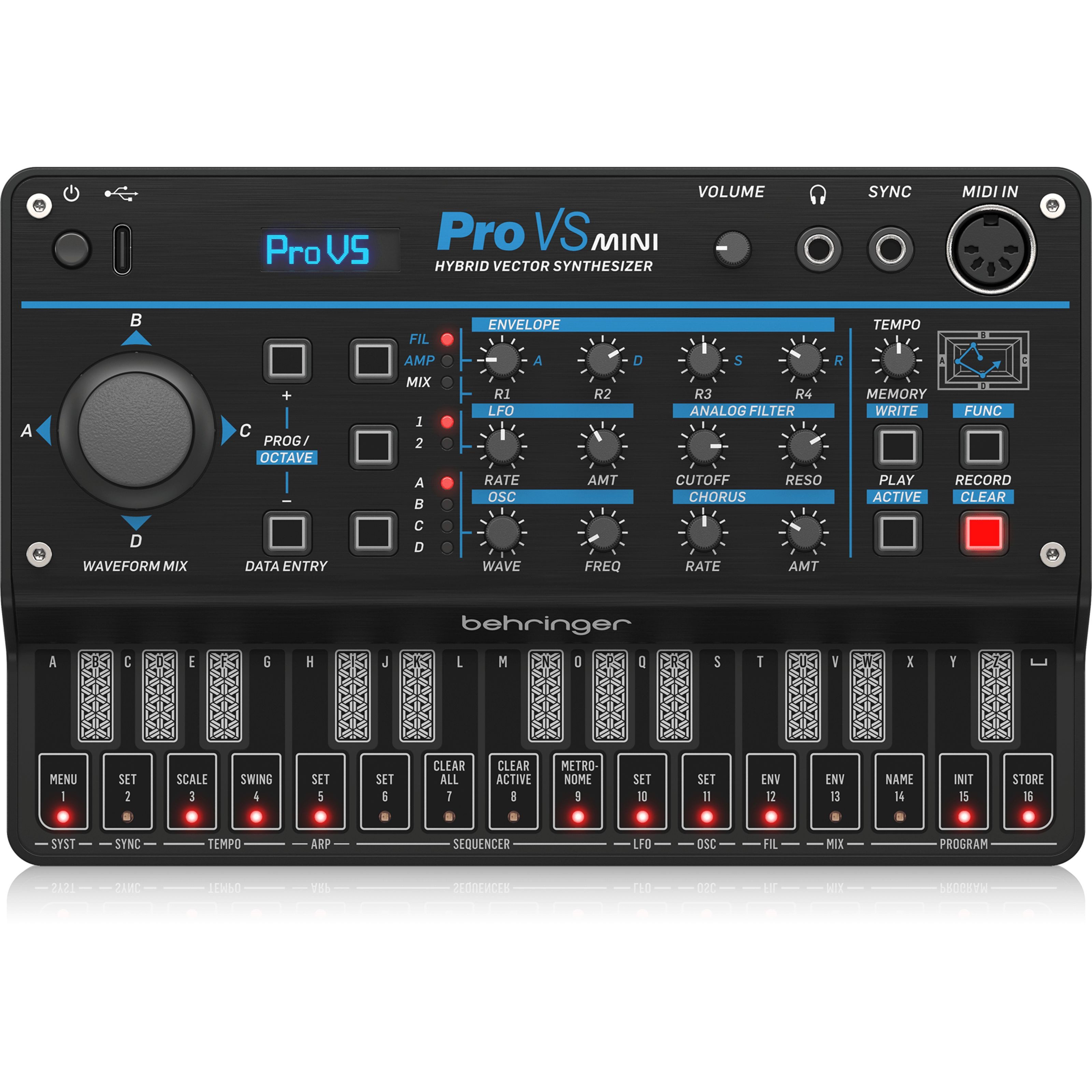 Behringer Synthesizer (Synthesizer, Analog Synthesizer), Pro VS Mini - 5 voice version - Synthesizer