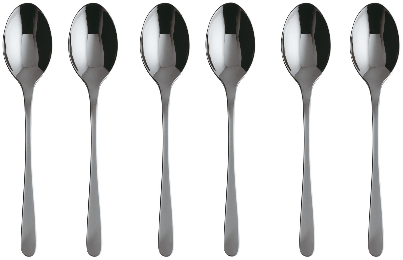 sambonet Besteck-Set Taste Edelstahl/PVD schwarz Set 6 Mokkalöffel, Edelstahl rostfrei, Besteck-Sets