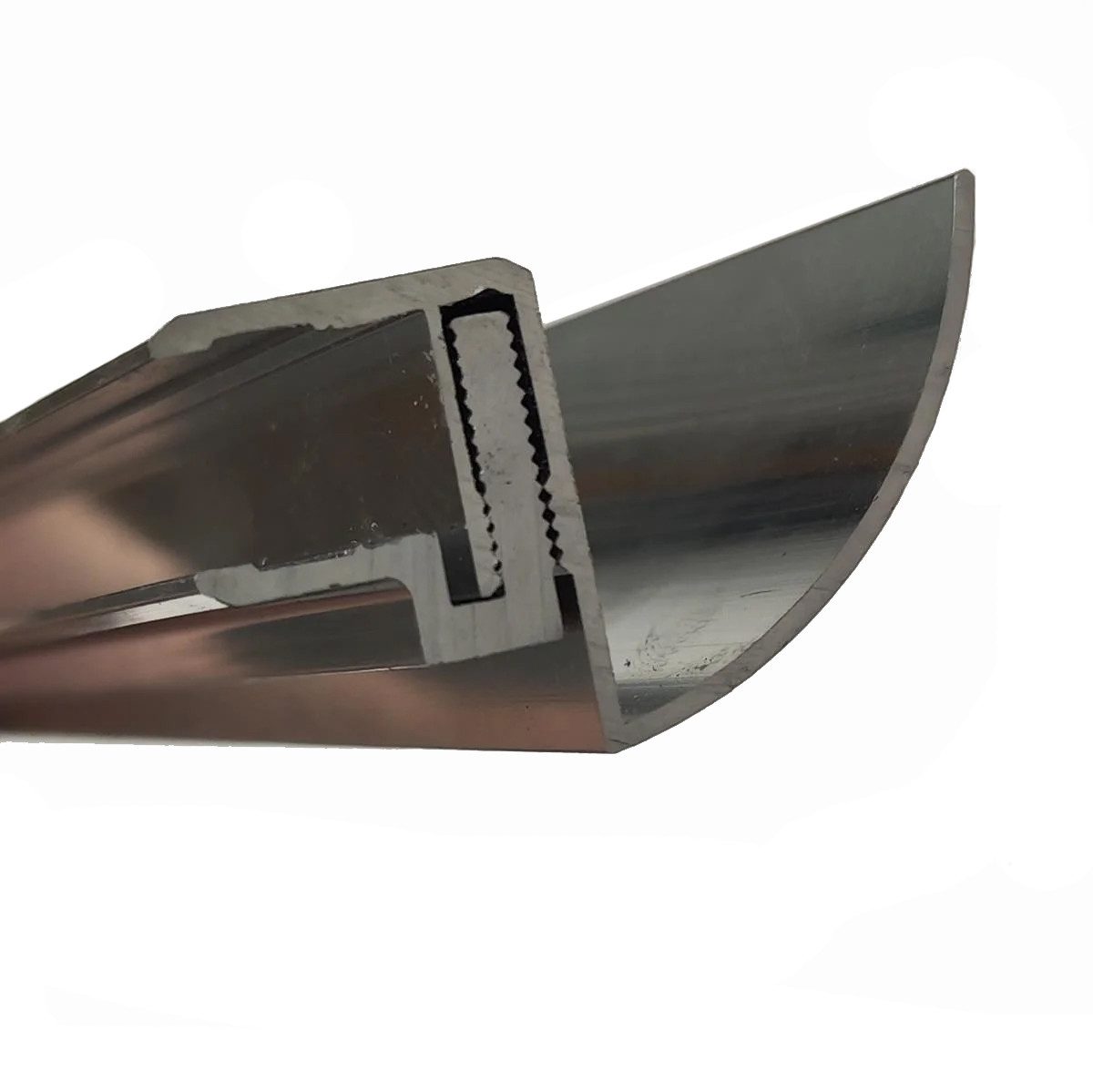 Glaszentrum Hagen Vordach Typ-RRS 150cm Regenrinne Ablaufrinne für Glasvordächer 10,8-17,5mm