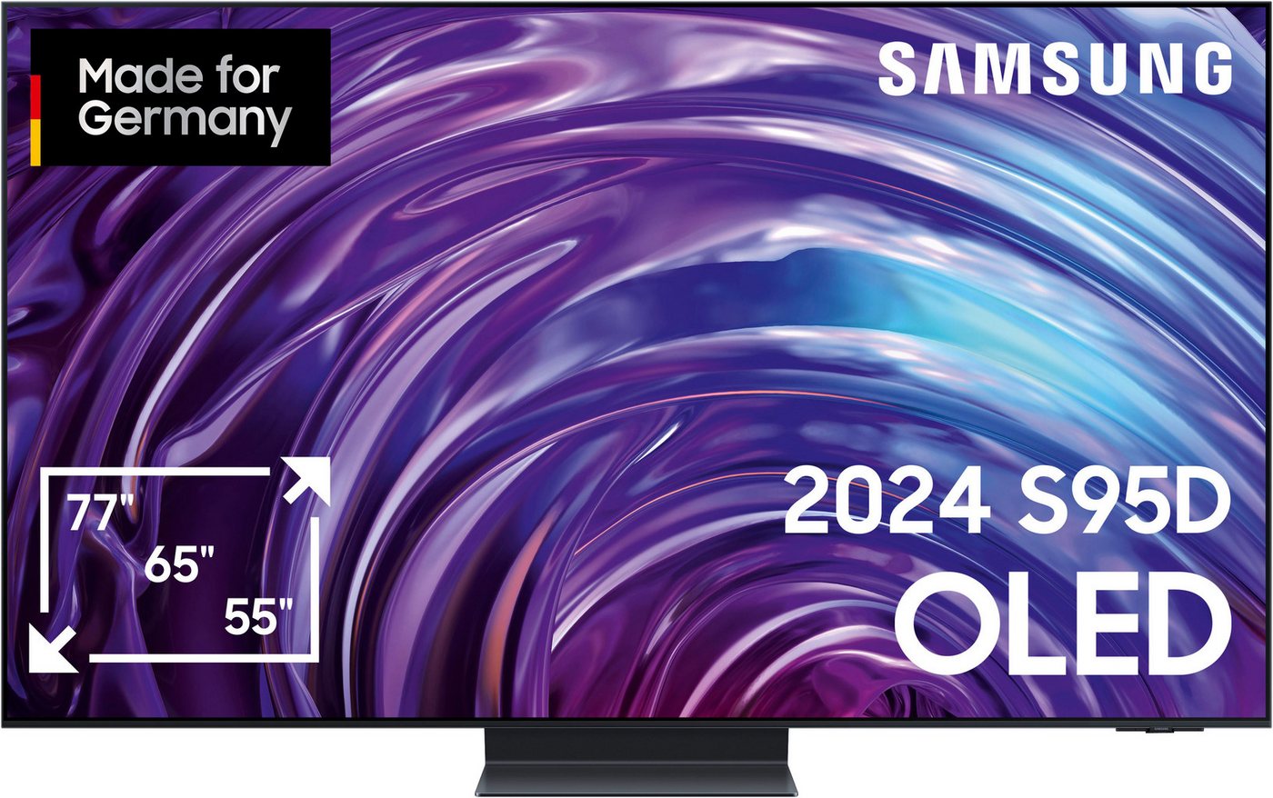 Samsung GQ55S95DAT OLED-Fernseher (138 cm/55 Zoll, 4K Ultra HD, Smart-TV) schwarz ! RABATT: 34.55% Samsung GQ55S95DAT OLED-Fernseher (138 cm/55 Zoll, 4K Ultra HD, Smart-TV) schwarz ! RABATT: 34.55%