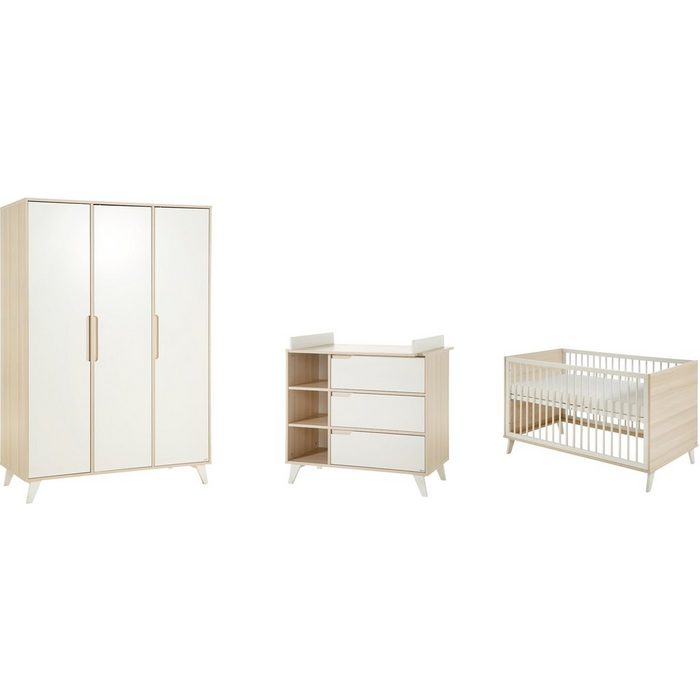 Geuther Babyzimmer-Komplettset Schneewittchen (Set 3-St) mit Kinderbett Kleiderschrank und Wickelkommode; Made in Germany