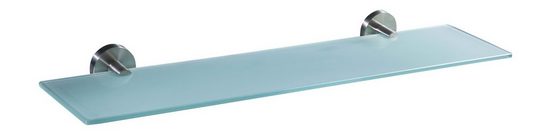 Ambrosya Badregal »aus Edelstahl und Glas Wandregal Bad ...