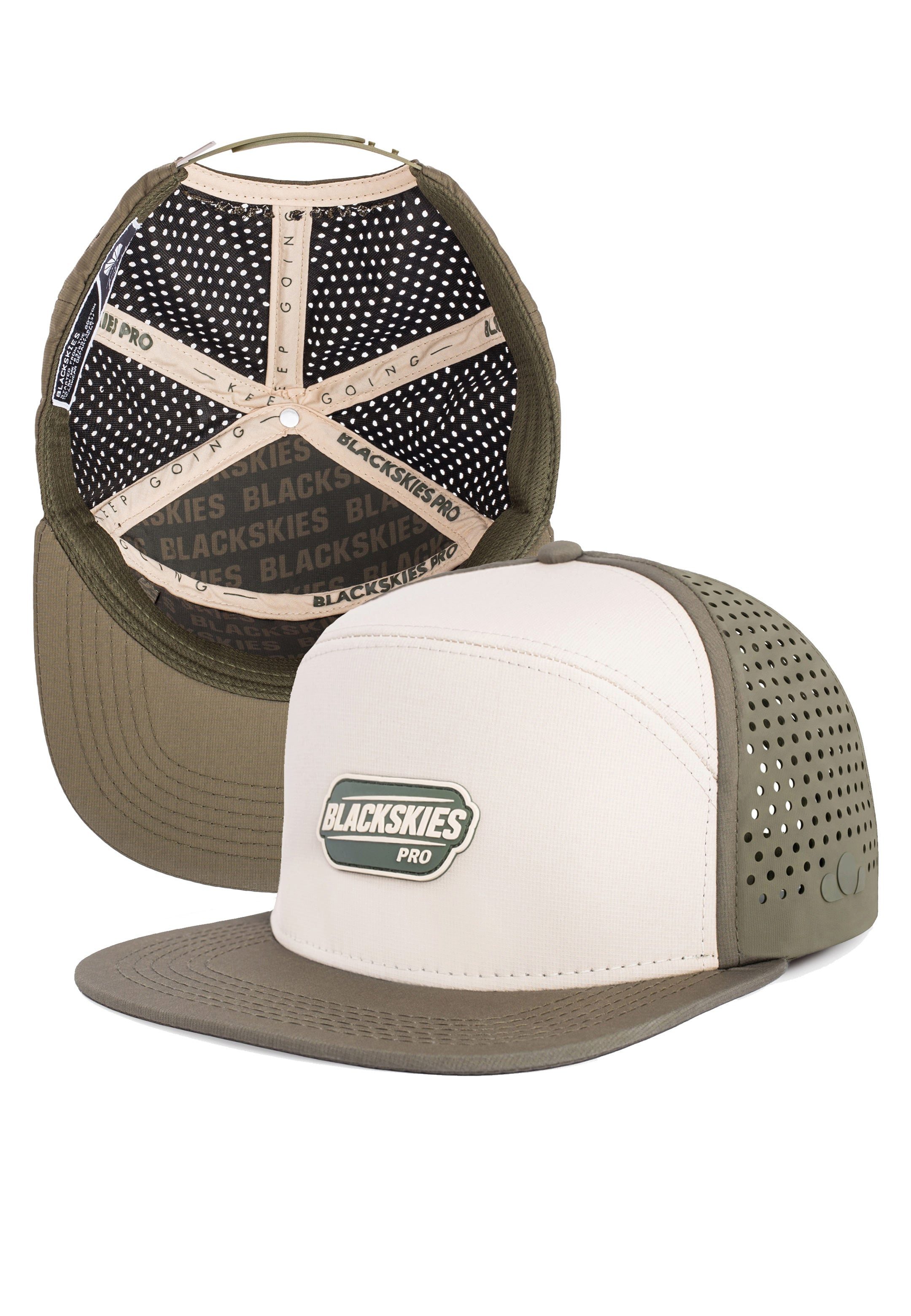 Blackskies Baseball Cap Pro Motion Sport Performance Cap Seaweed-Khaki