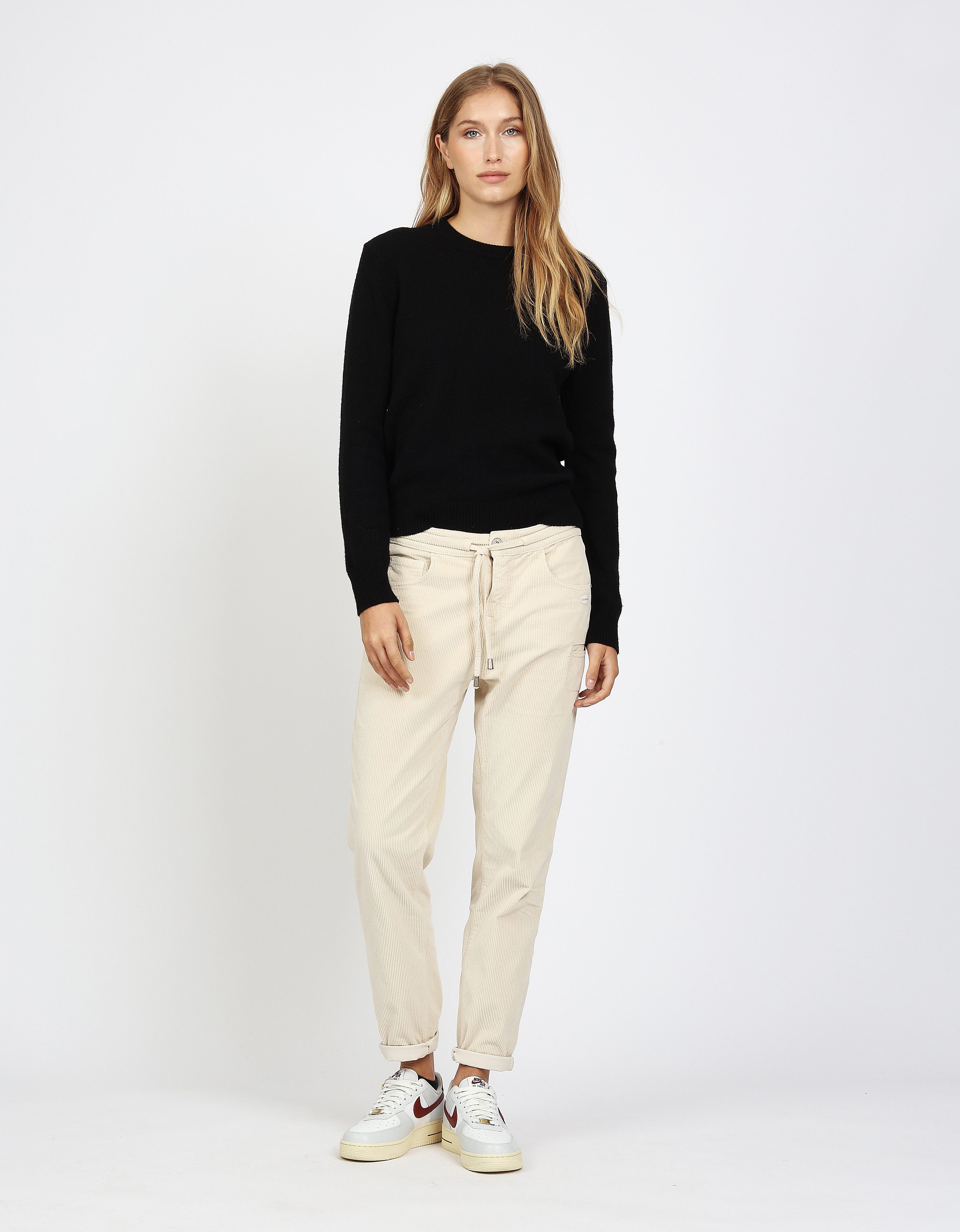 GANG Cordhose 94AMELIE JOGGER mit Tunnelzug am Bund