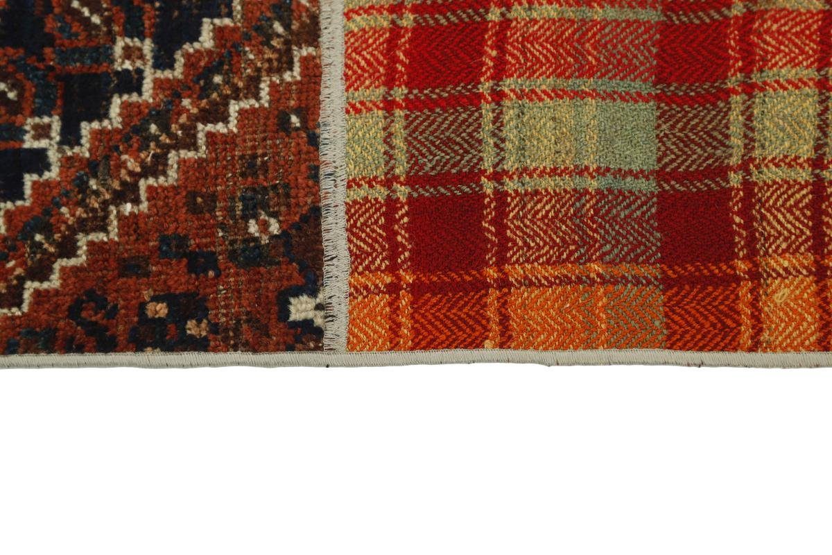 Orientteppich Kelim Patchwork Trading, Nain / Handgewebter Orientteppich rechteckig, 139x199 Perserteppich, 4 Höhe: mm