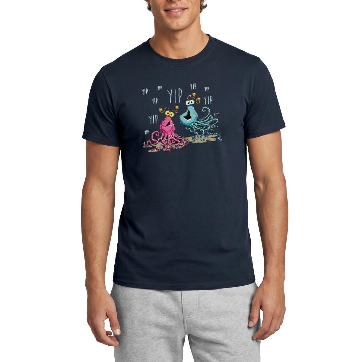 T-Shirt Sesamstraße Yip Yip Alien Männer T-Shirt
