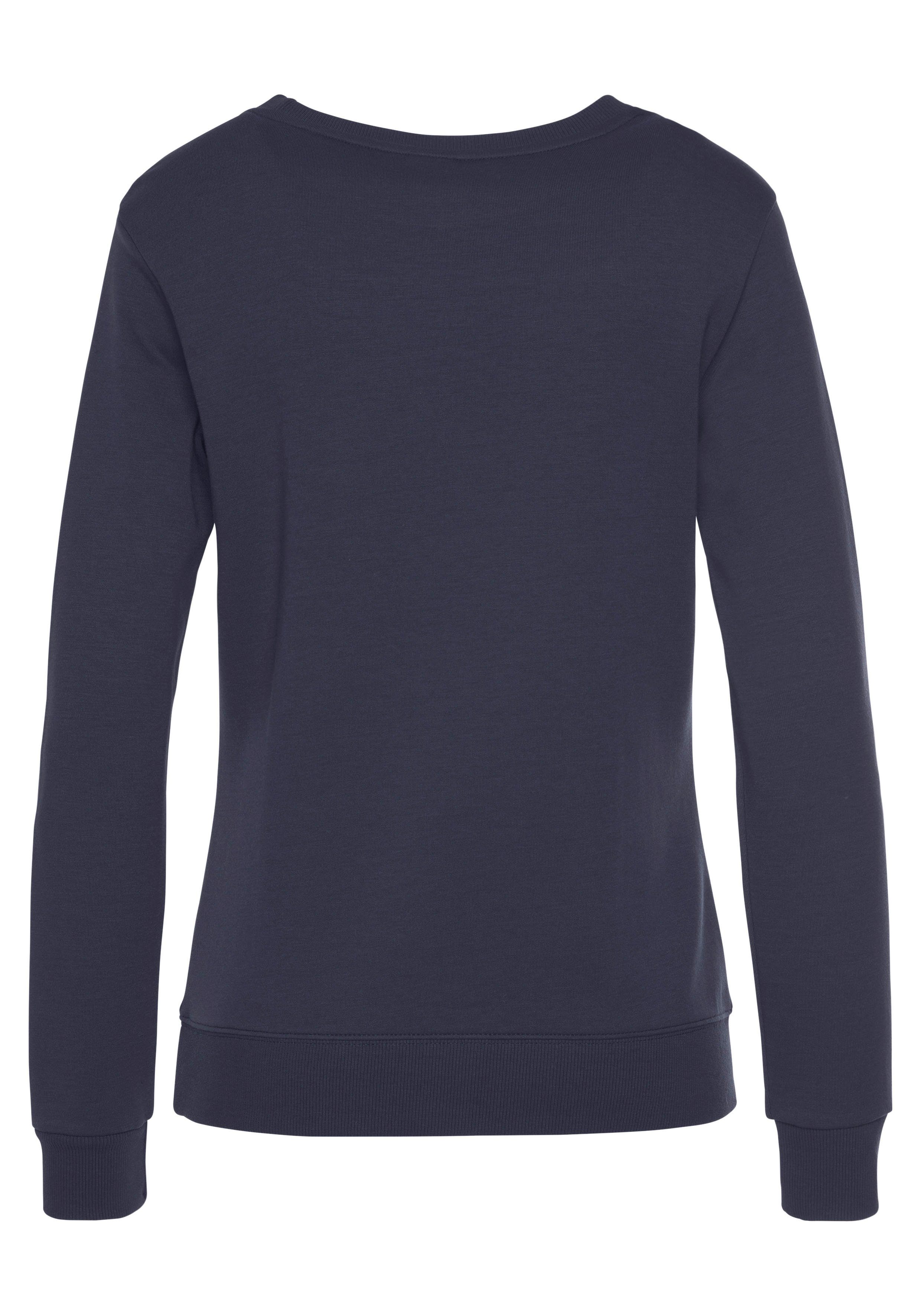 KangaROOS Sweatshirt mit Kontrastfarbenem Logodruck, Loungewear – Bild 4 von 5