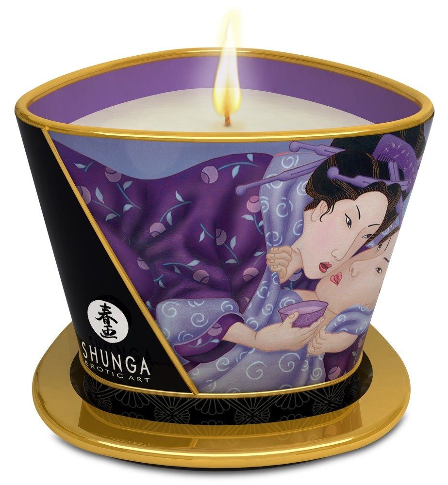 SHUNGA Massagekerze Shunga - Massage Candle Exotic Fruits 170 ml, für wärmende Massagen