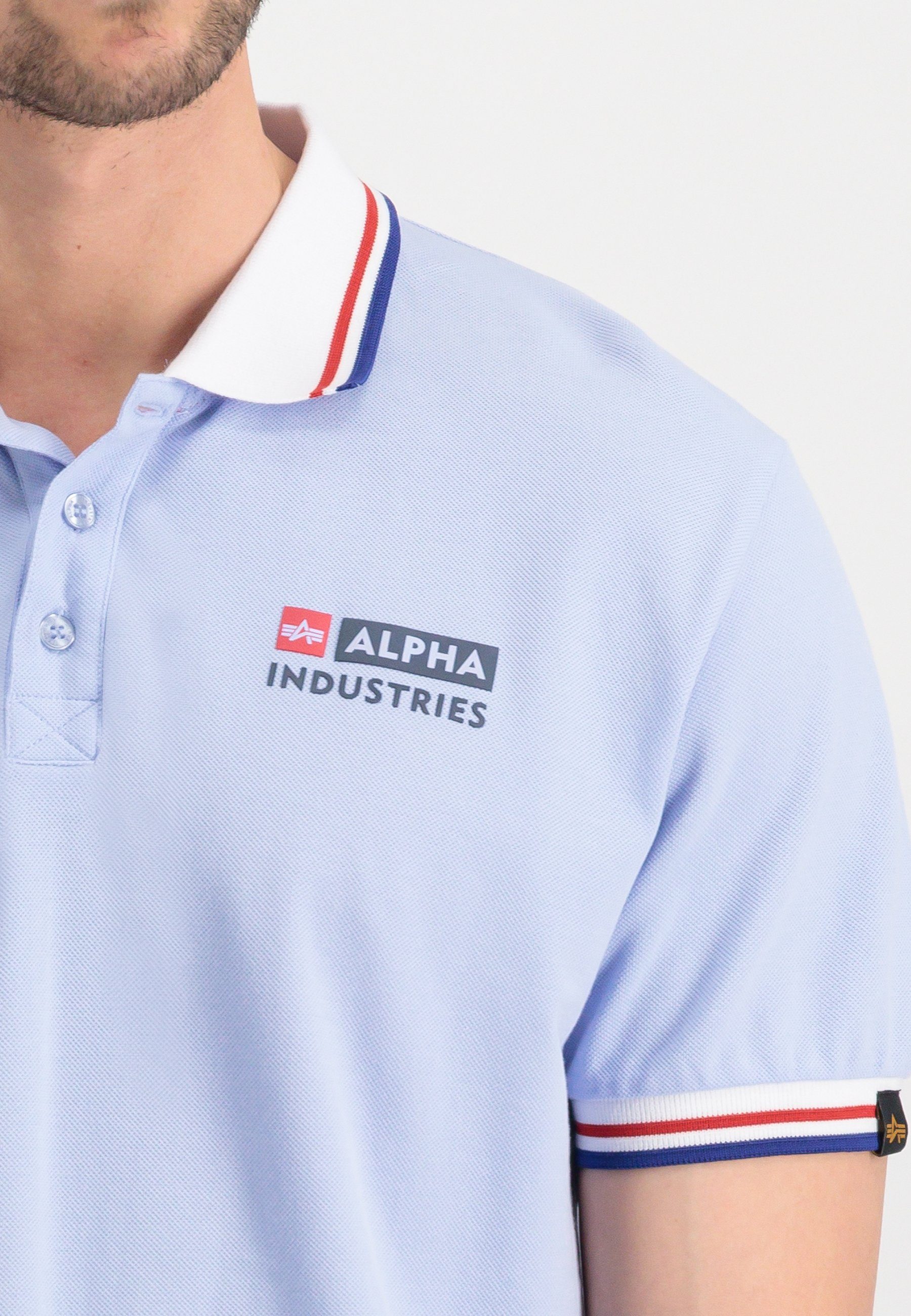 Industries Industries Poloshirt Alpha Polo - Polo Men Shirts Alpha Contrast