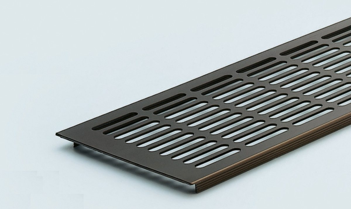 Alpertec Lüftungsgitter Lüftungsprofil L 750 mm Breite 150 mm, Raumklima