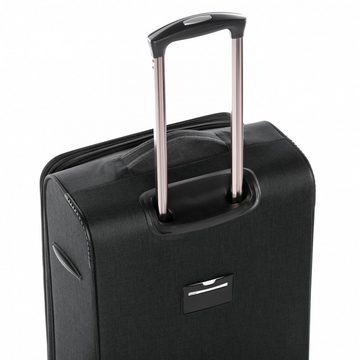 FERGÉ Koffer Weichschale erweiterbar Saint-Tropez, Trolley Koffer XL 75 cm, Reisekoffer 4 Rollen, Premium Rollkoffer