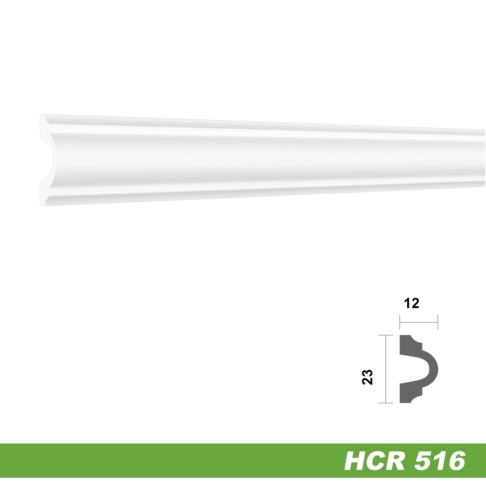 Hexim Zierleiste HCR516, 2 Meter / günstig online kaufen