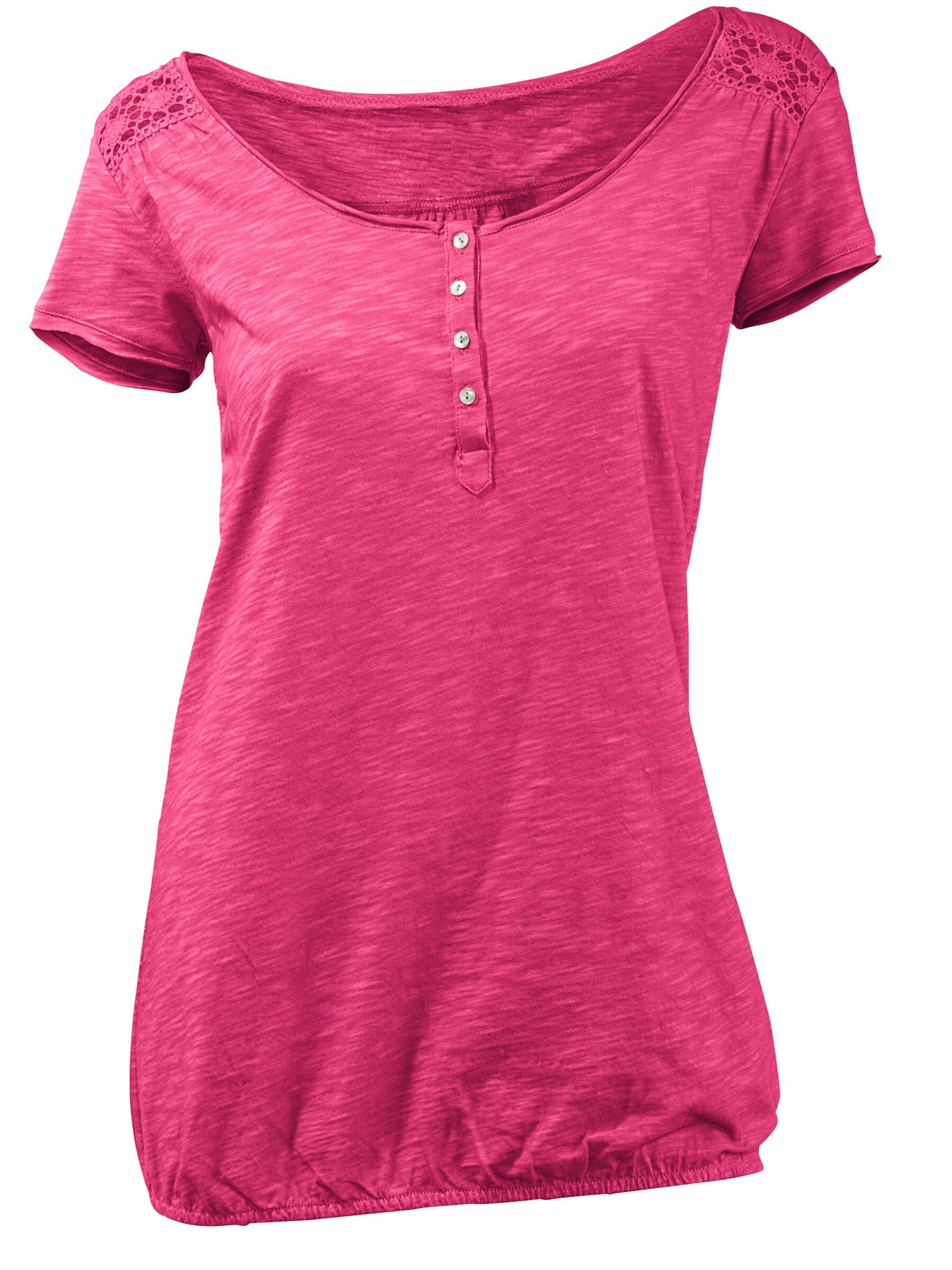 T-Shirt Rundhals-Shirt Kurzarm