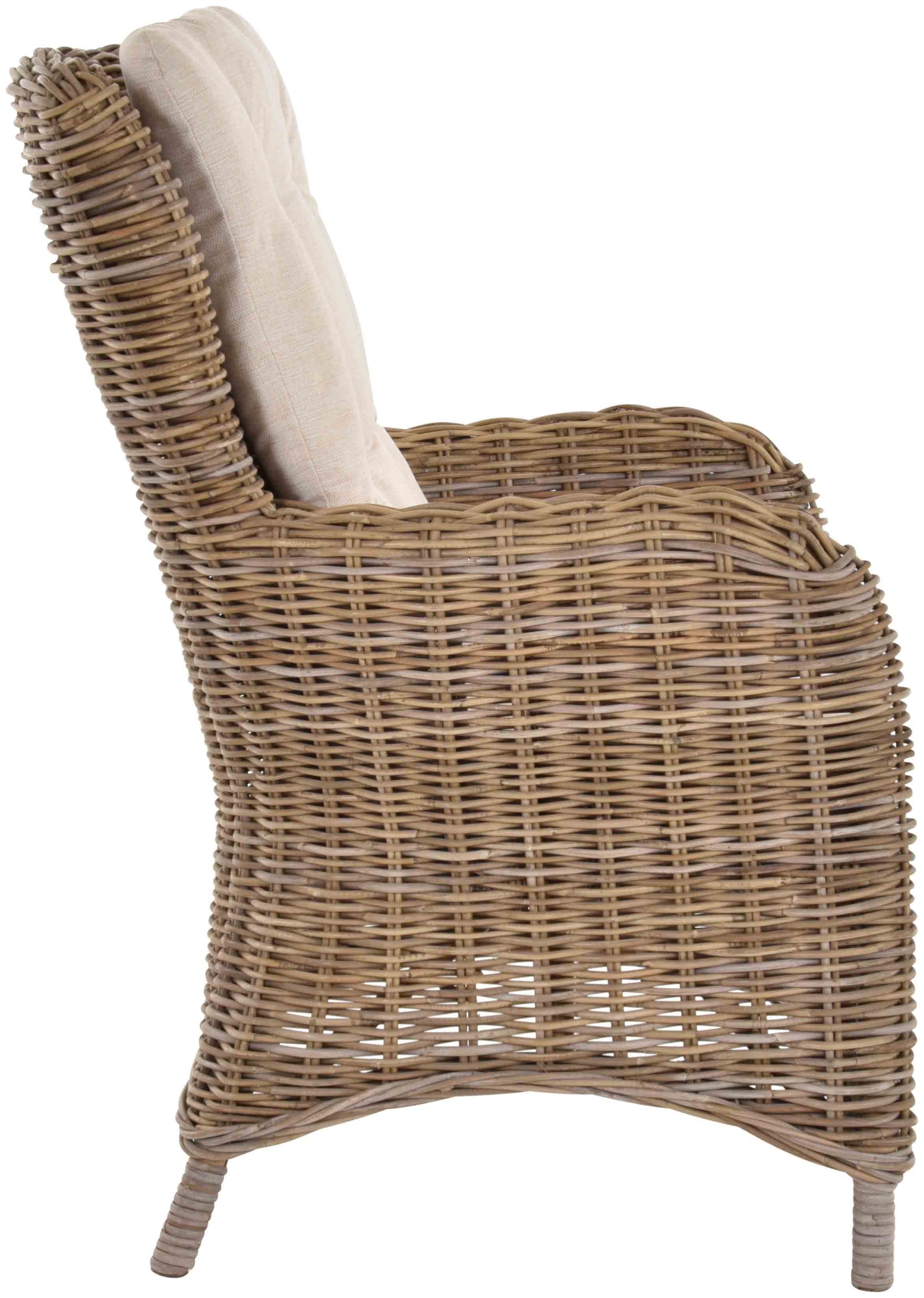 Krines Home Ohrensessel 2er Set Moderner Rattan Wintergartensessel mit hoher Rückenlehne (2er-Set, 2-St., 2er-Set), Ohrenbackensessel Sessel Esszimmer mit Armlehne