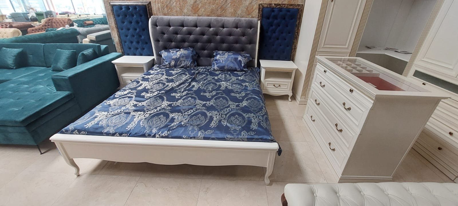 Schlafzimmer Made Doppel Möbel Schlafzimmer Betten (Bett), JVmoebel in Bett Sofort Bett Europe Polster