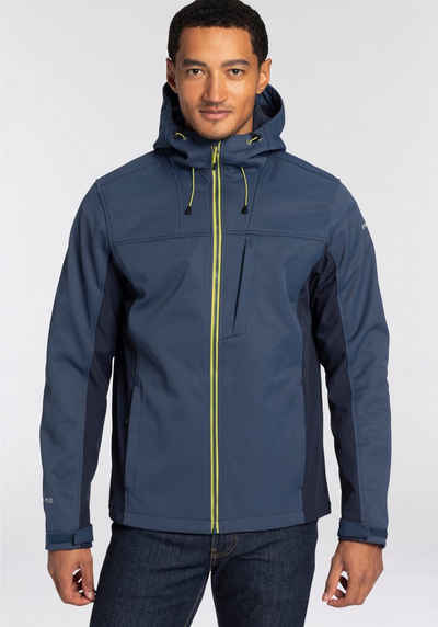 Icepeak Softshelljacke ICEPEAK BAZINE mit dezenten Logoschriftzügen