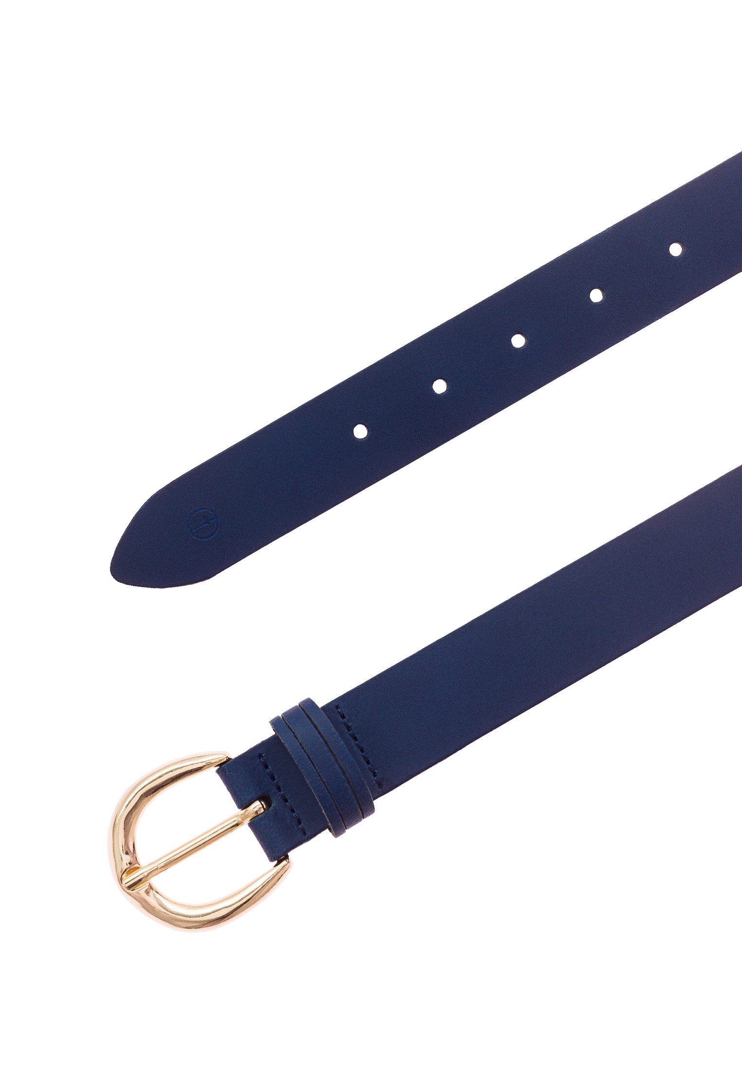 Tamaris Ledergürtel "Clara Gold" 3 cm Breite, aus Rindsleder, mit goldfarbener Dornschnalle – Bild 3 von 5
