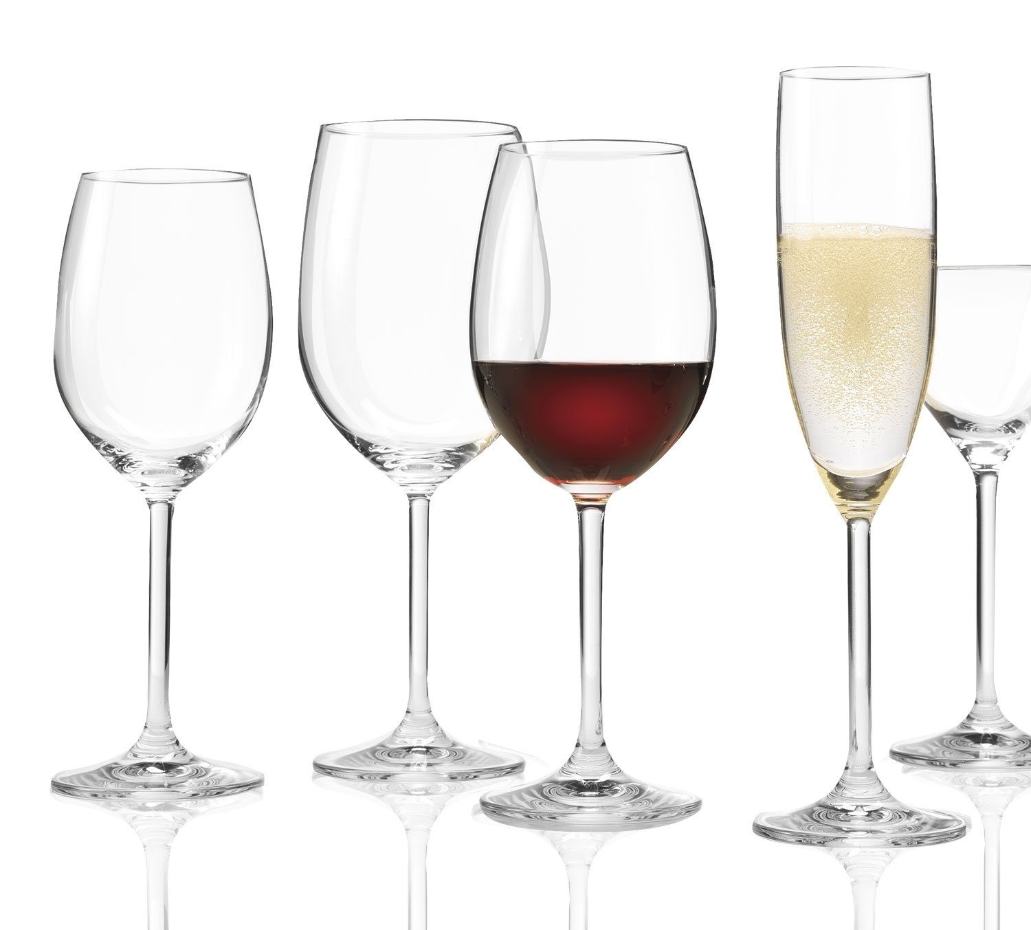 LEONARDO Sektglas DAILY, 215 ml Fassungsvermögen, 1-tlg., Glas, Spülmaschinenfest